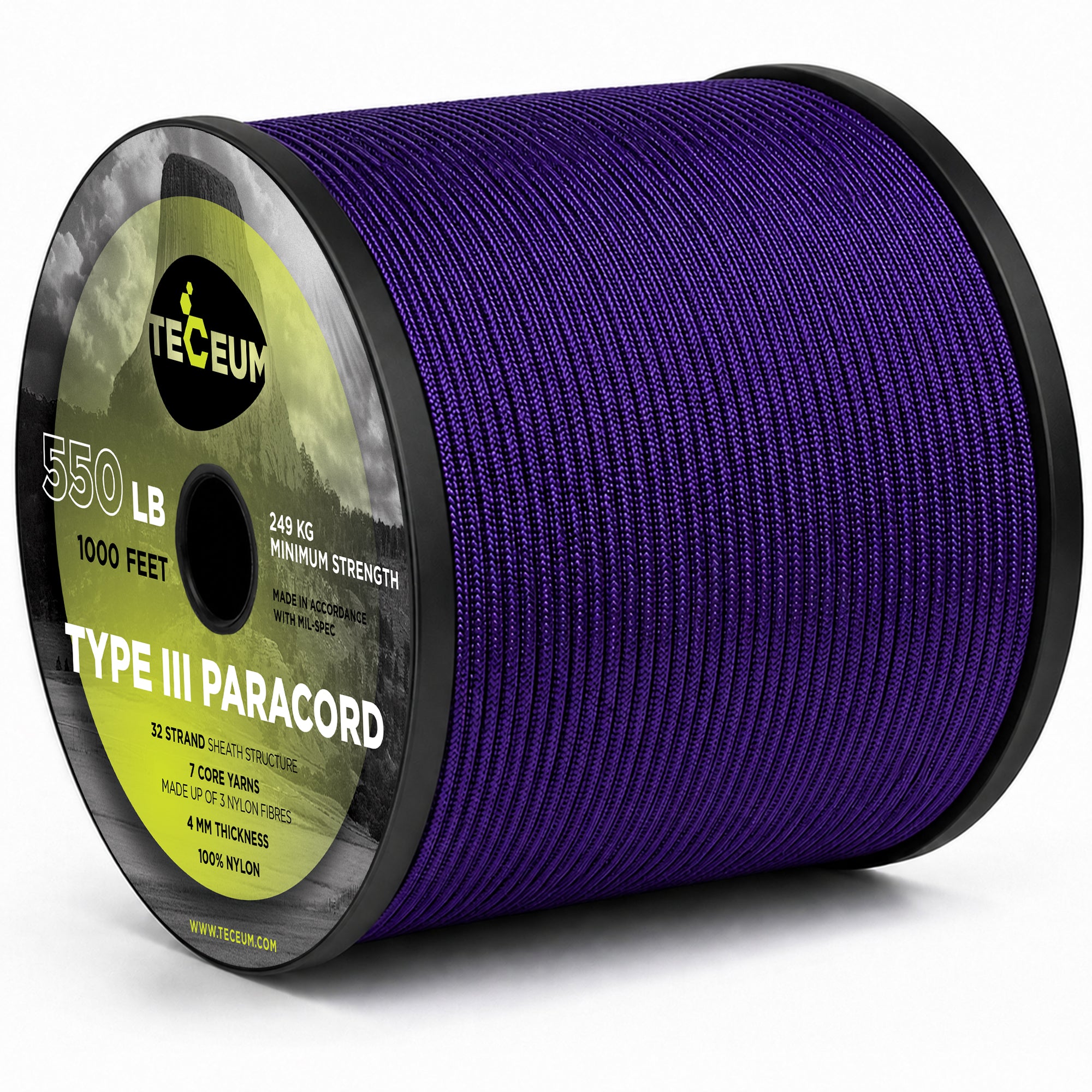 Paracord III 550 Indigo – 1000 ft - image 1