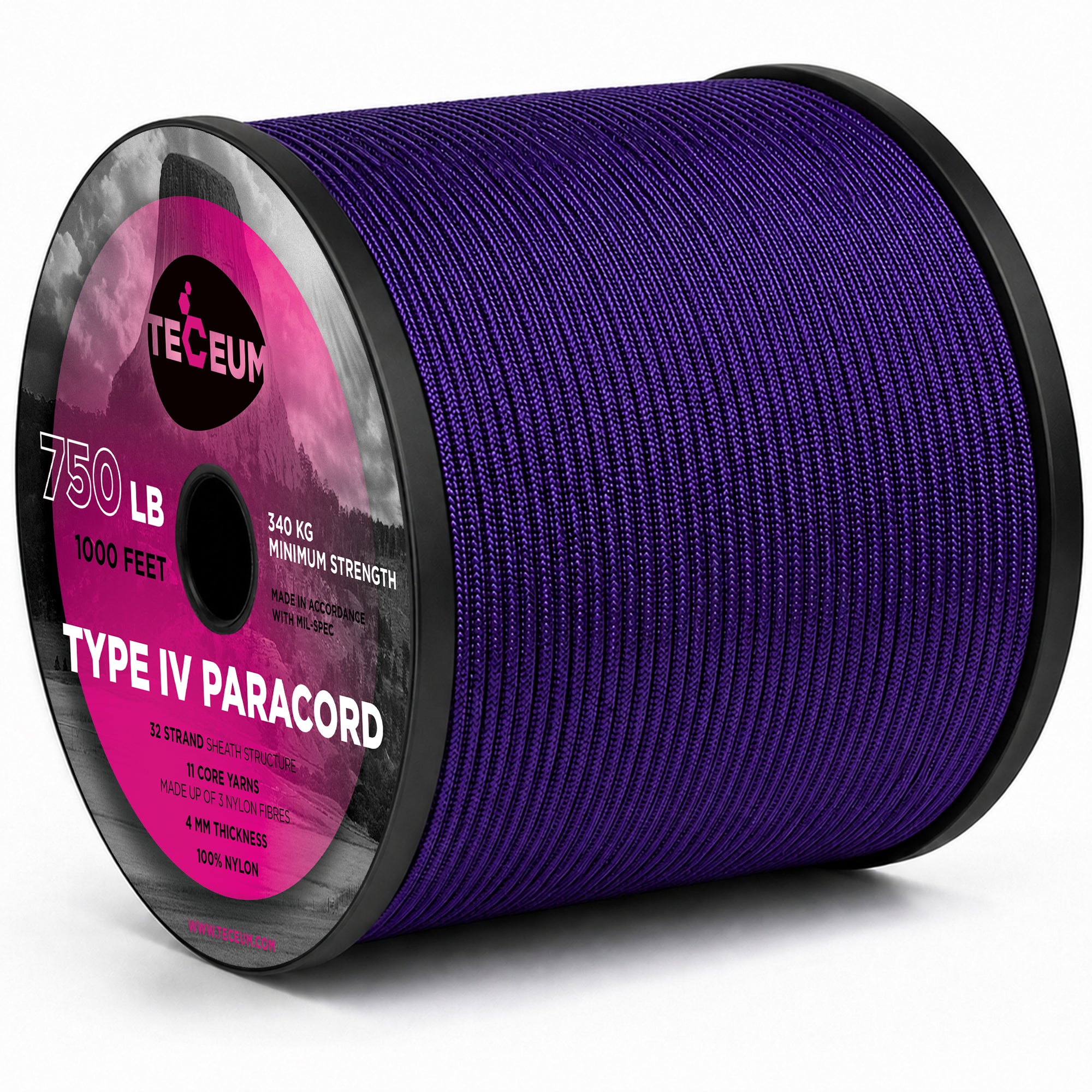 Paracord IV 750 Indigo – 1000 ft - image 1