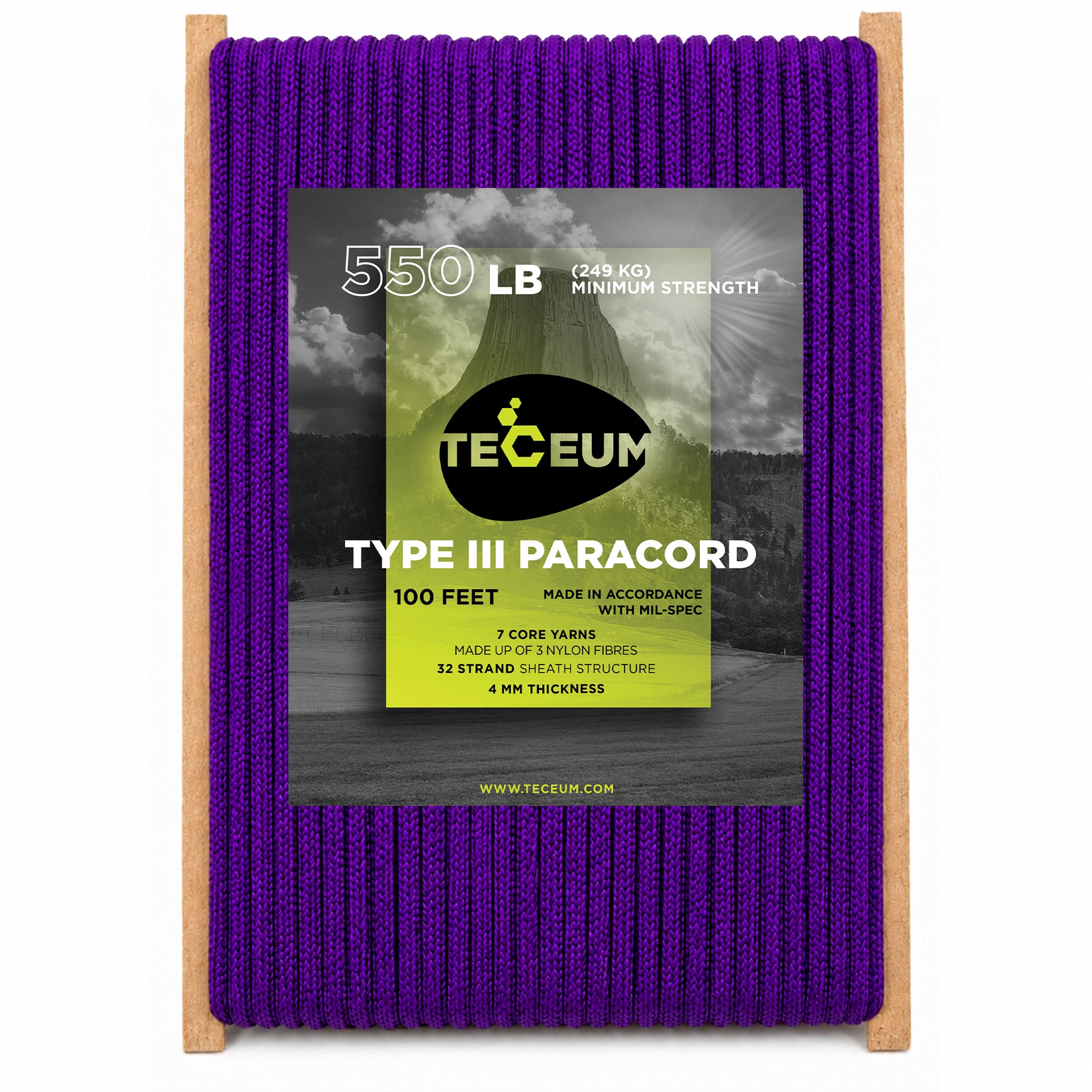 Paracord III 550 Indigo – 100 ft - image 1