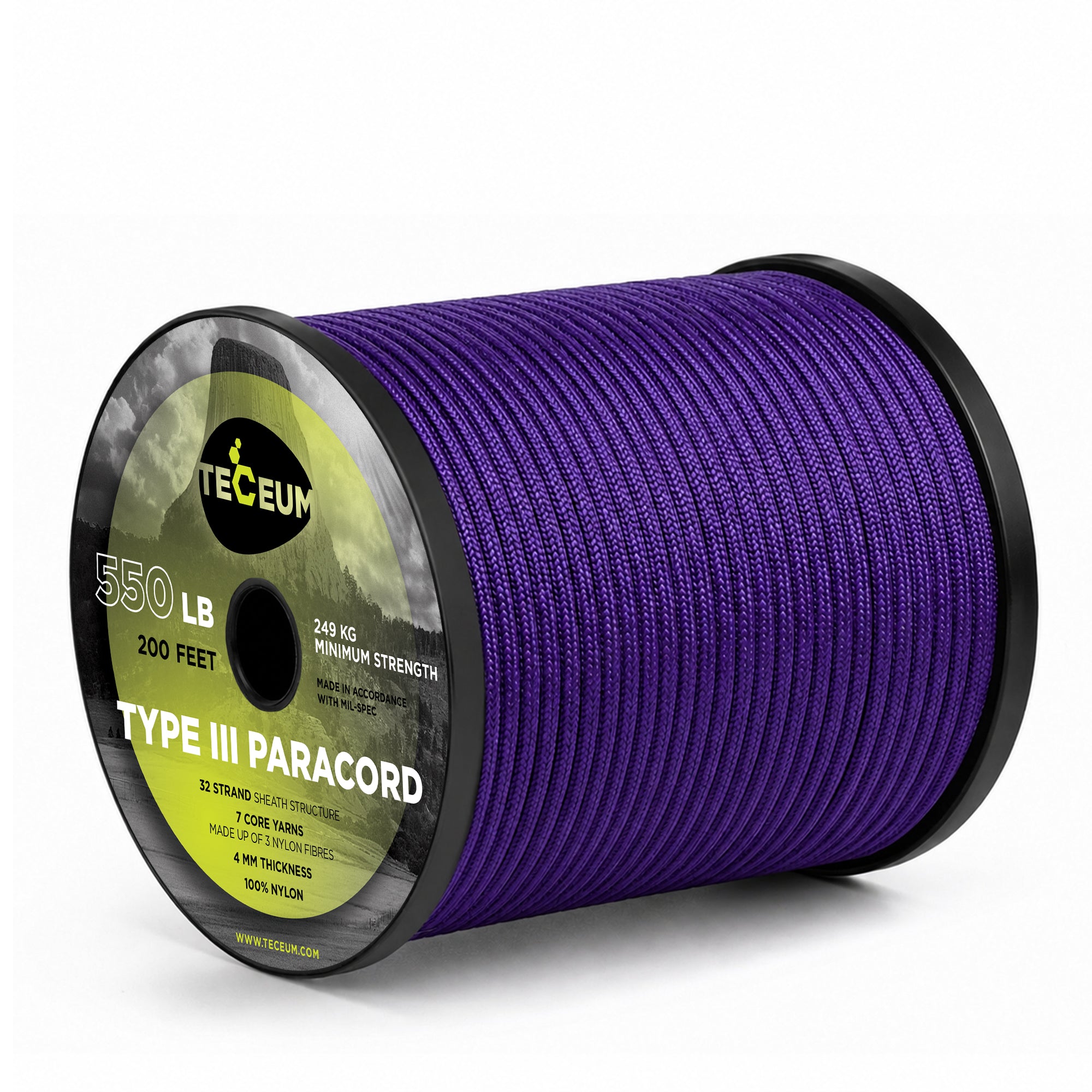 Paracord III 550 Indigo – 200 ft - image 1