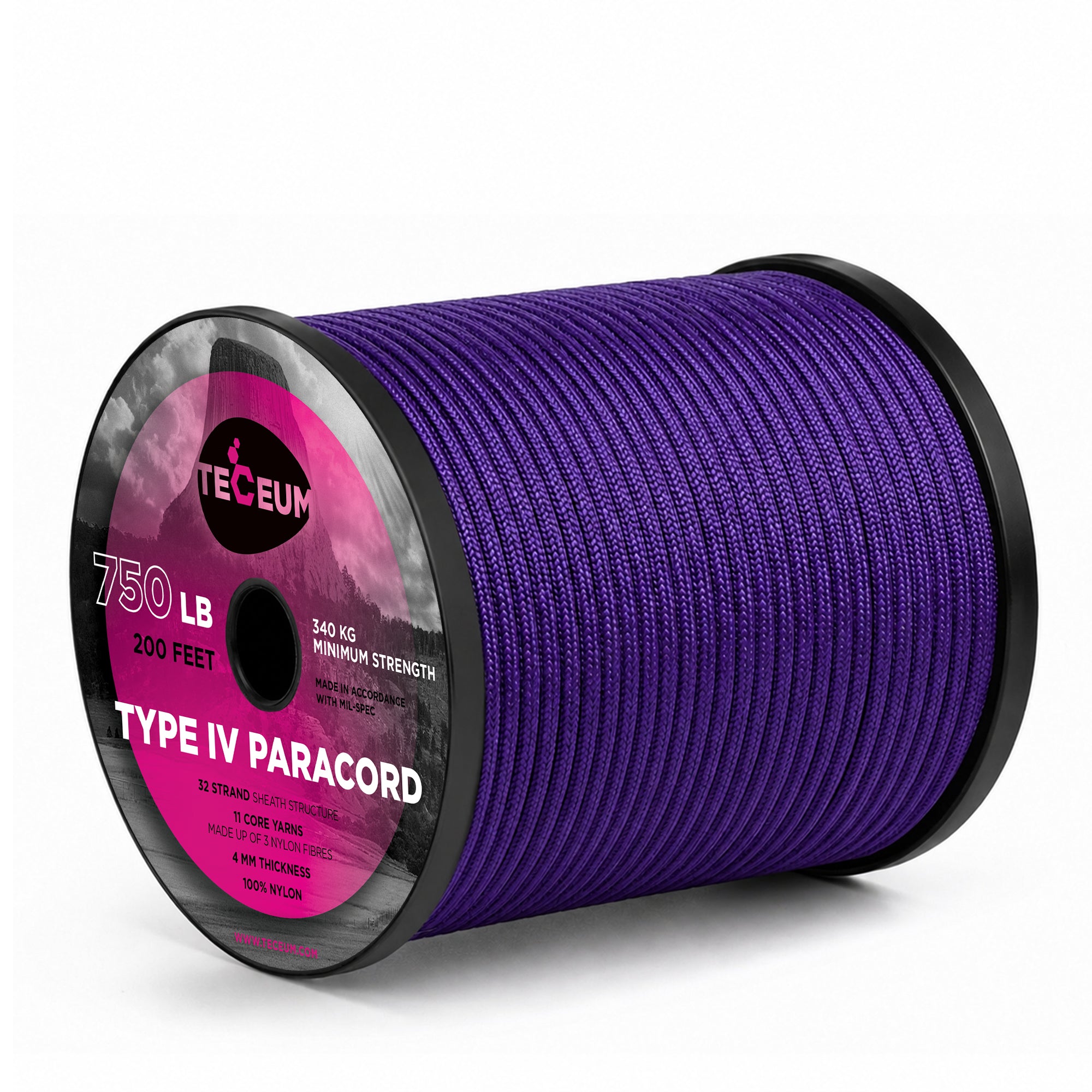Paracord IV 750 Indigo – 200 ft - image 1