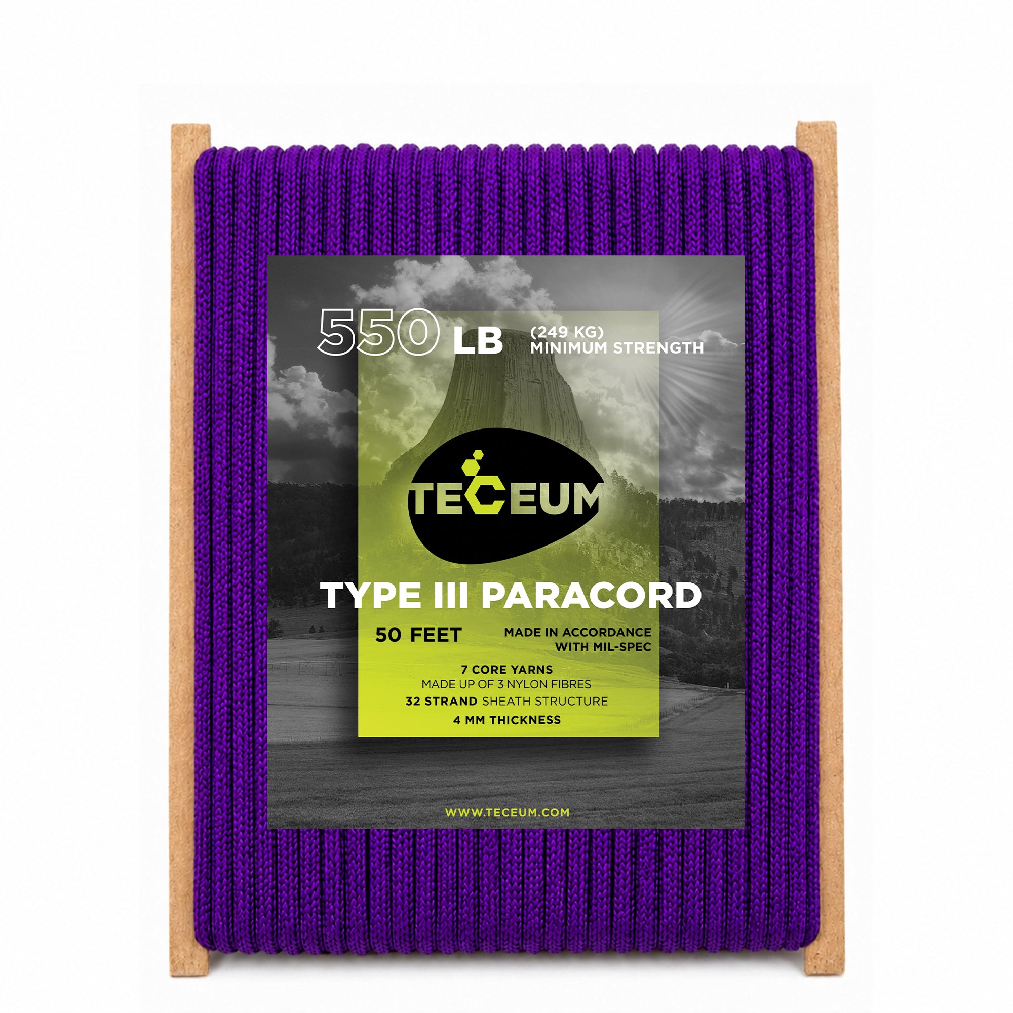 Paracord III 550 Indigo – 50 ft - image 1