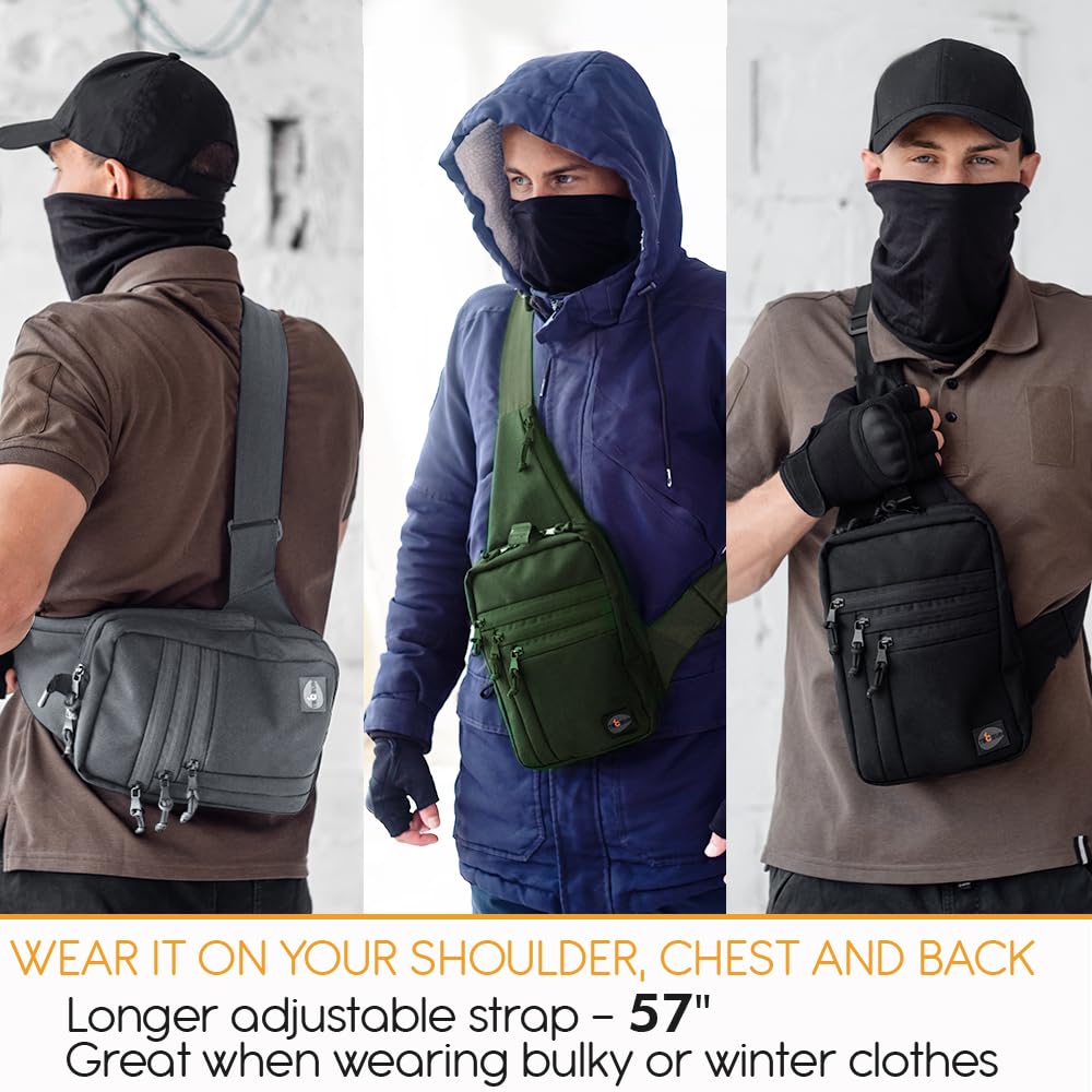 Tactical Bag with Patch - Gray - image 7