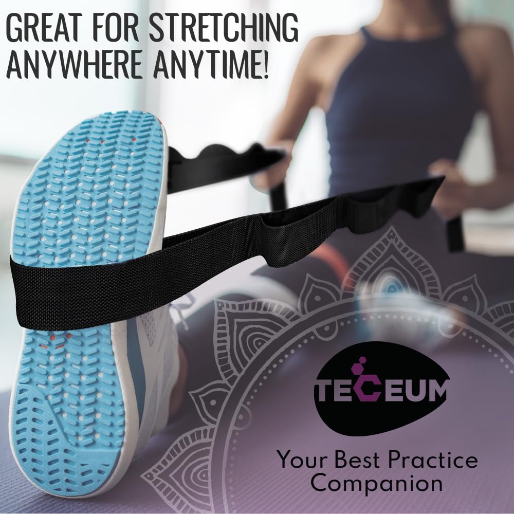 PT Stretching Loop Straps – Polycotton – Black – 1.5” - image 8