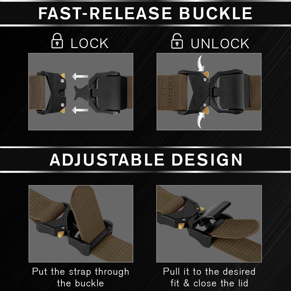 Tactical Belt – Brown – B1 – M - image 5