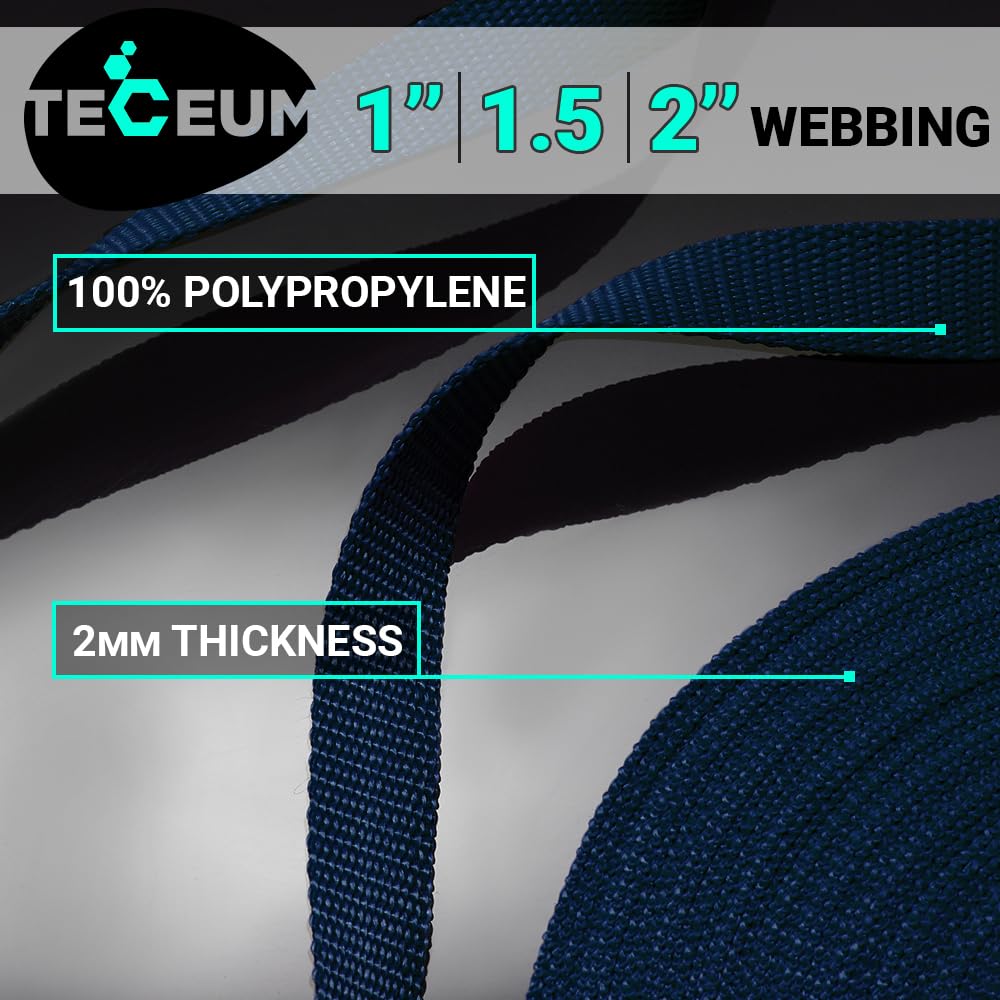 1 Inch Webbing – Navy Blue – 10 Yards - image 2