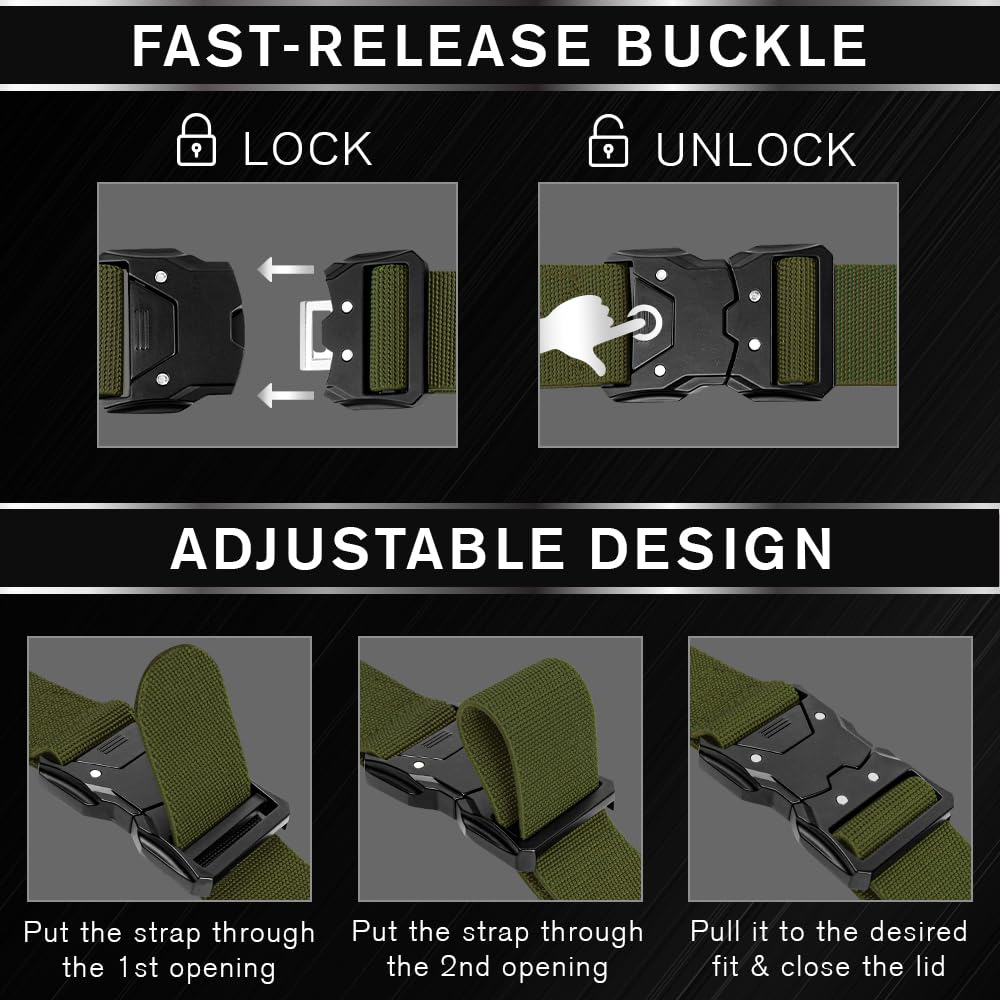 Tactical Belt – Green – B6 – M - image 5