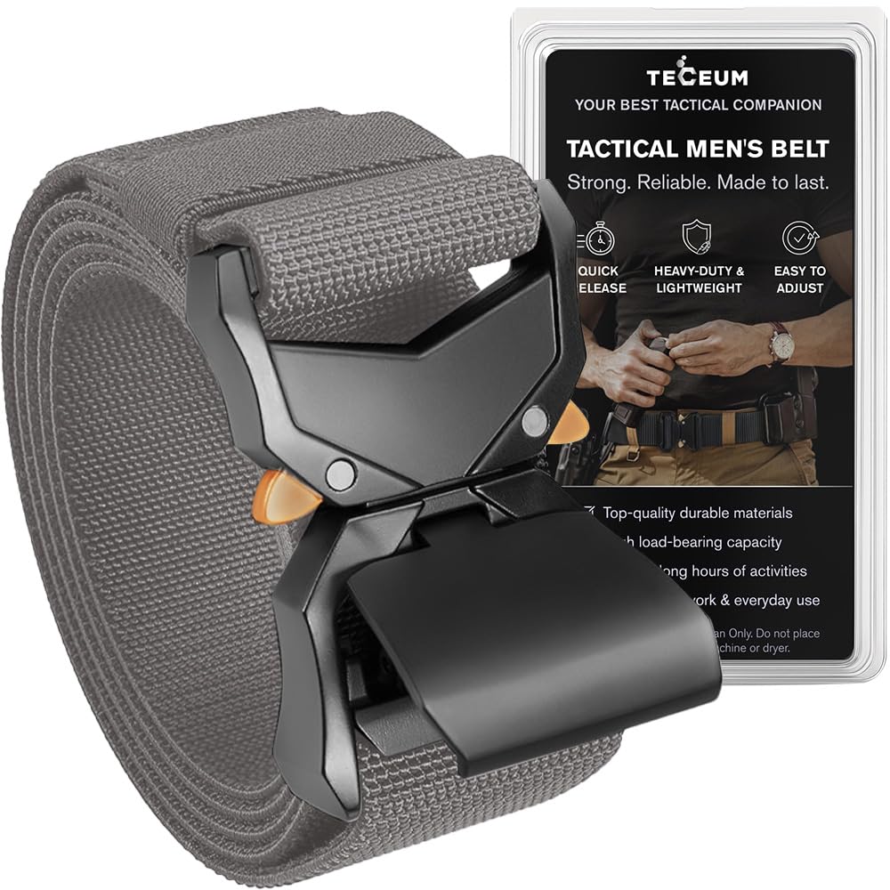 Tactical Belt – Gray – B1 – L - image 1