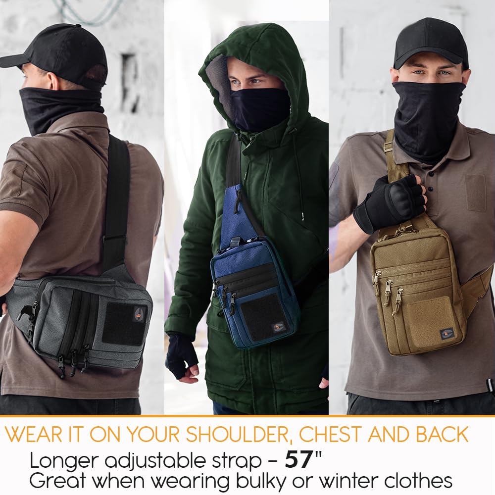 Tactical Bag with Patch - Coyote - image 8