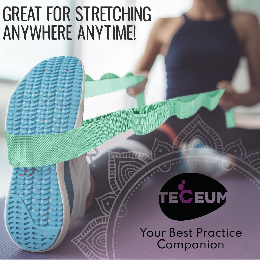 PT Stretching Loop Straps – Polycotton – Light Green – 1” - image 8