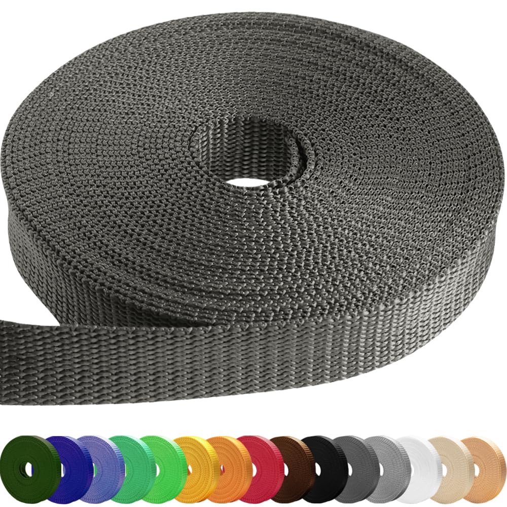 2" Inch Webbing – Charcoal – 50 Yards - image 1
