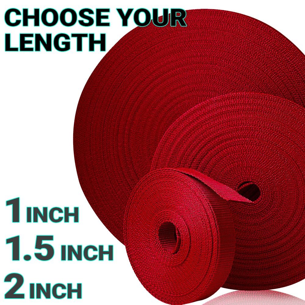 3/4 Inch Webbing – Red – 10 Yards - image 9