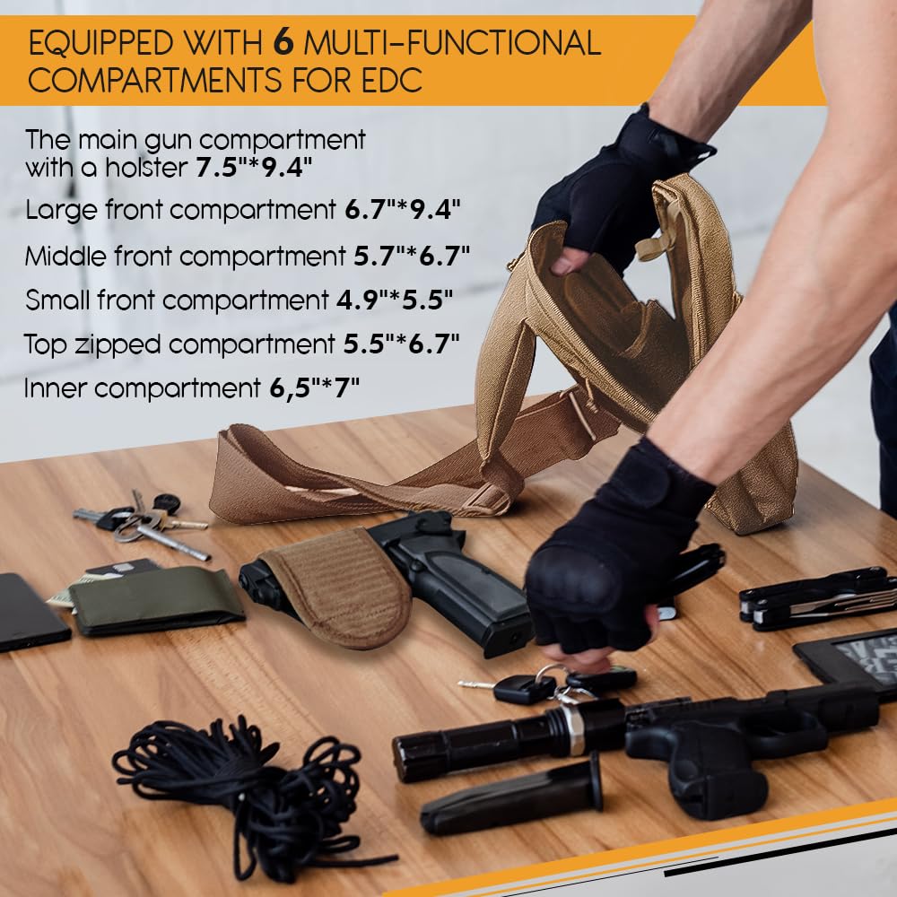 Tactical Bag with Patch - Coyote - image 9