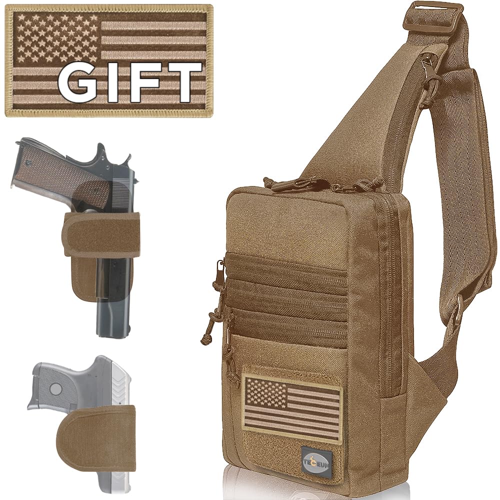 Tactical Bag with Patch - Coyote - image 1