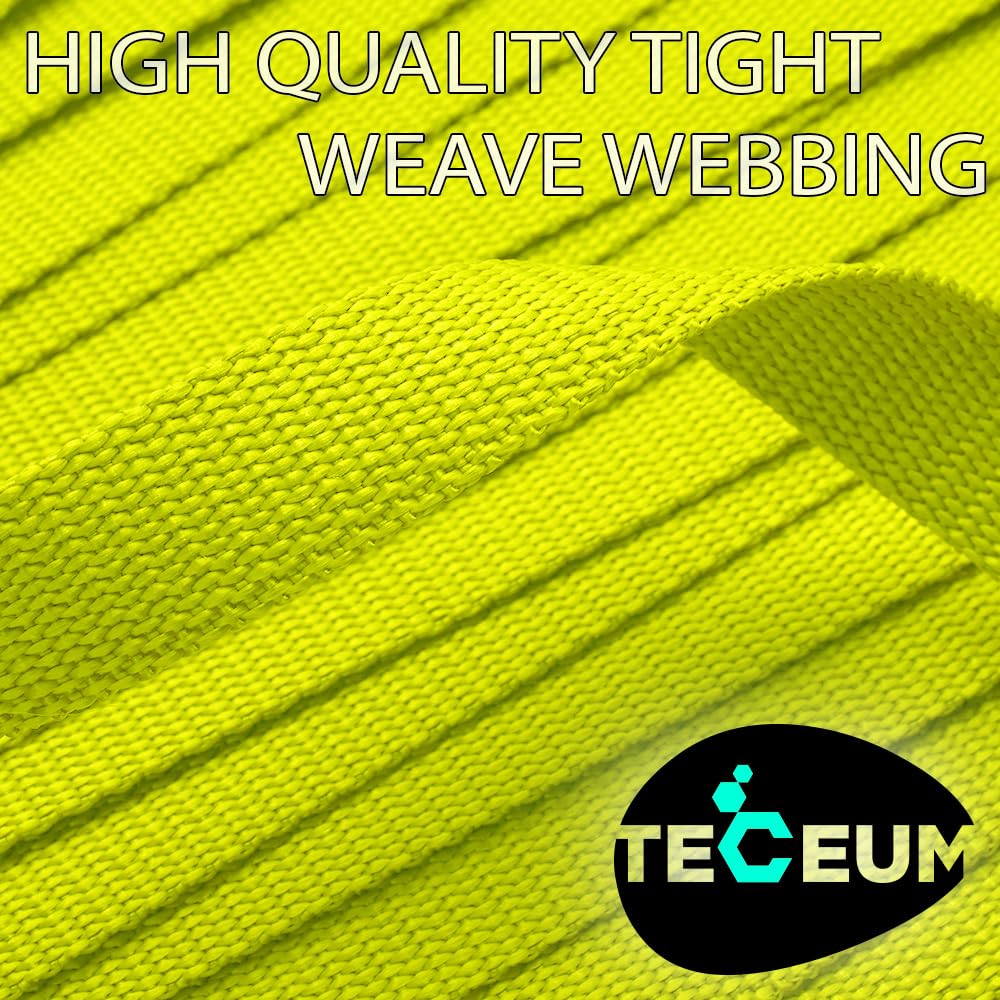 1.5" Inch Webbing – Neon Yellow – 10 Yards - image 8