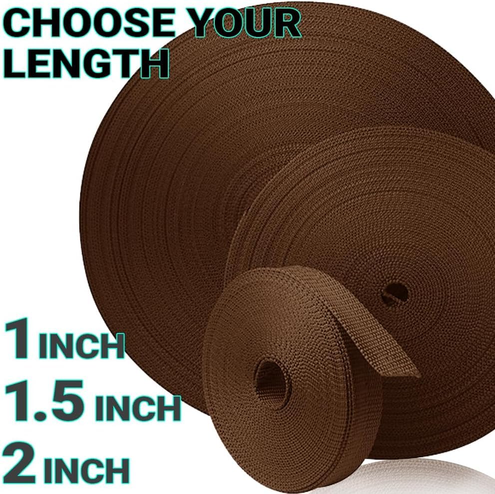 3/4 Inch Webbing – Brown – 10 Yards - image 9