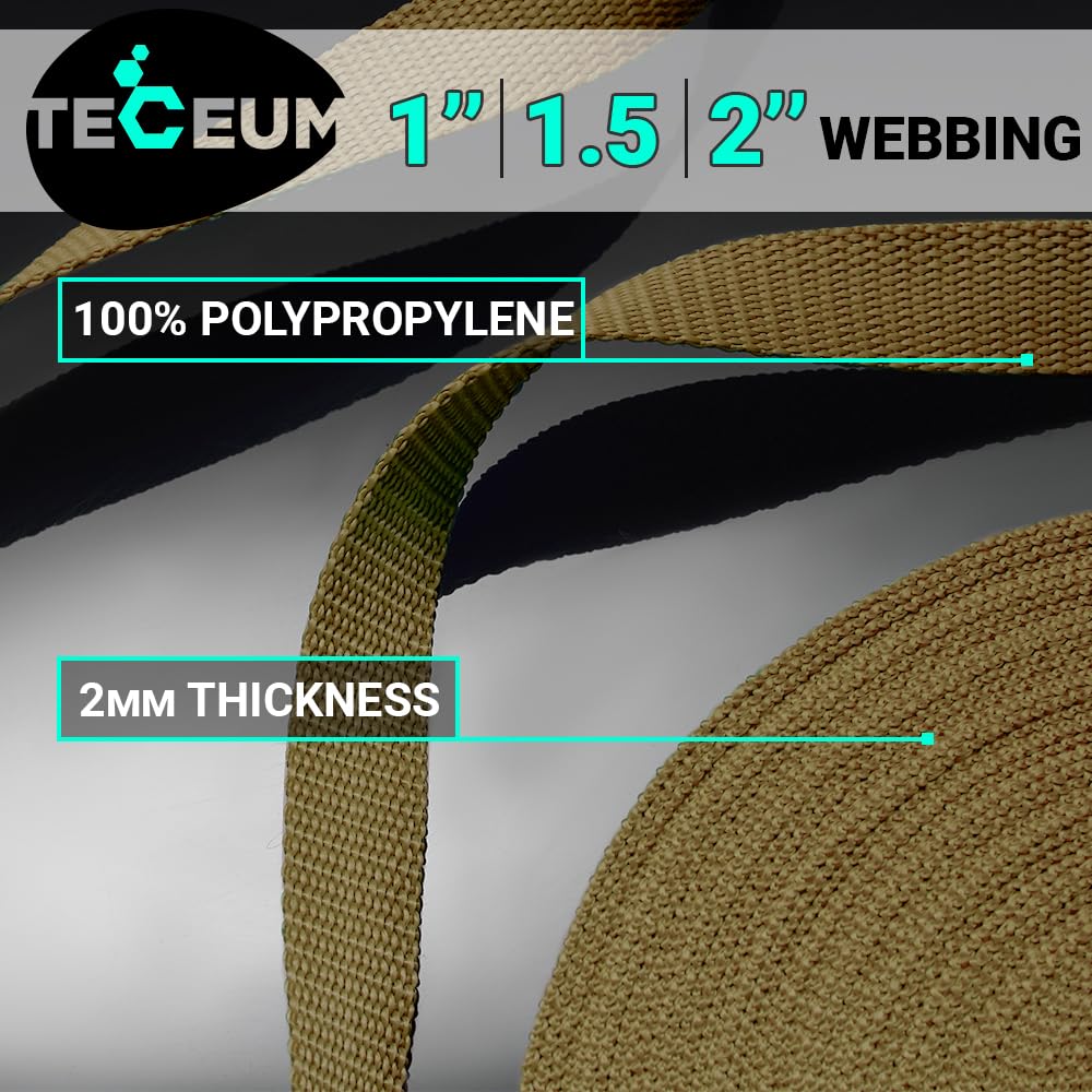 1 Inch Webbing – Olive Drab – 25 Yards - image 2