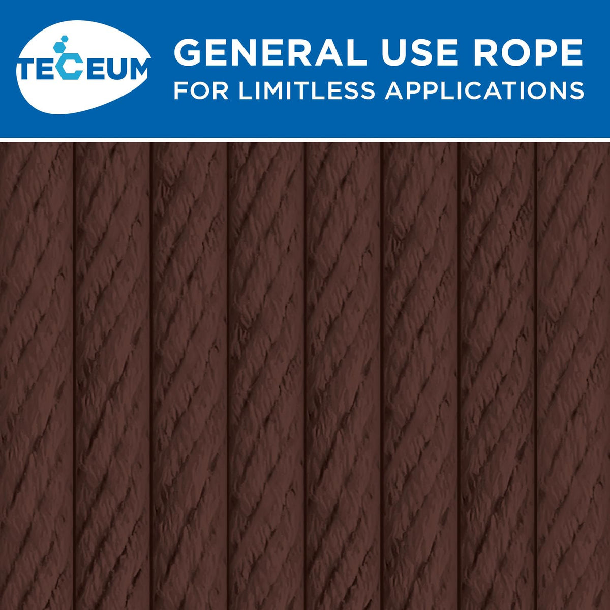 Rope Cotton 3/16" 100 ft Brown - image 9
