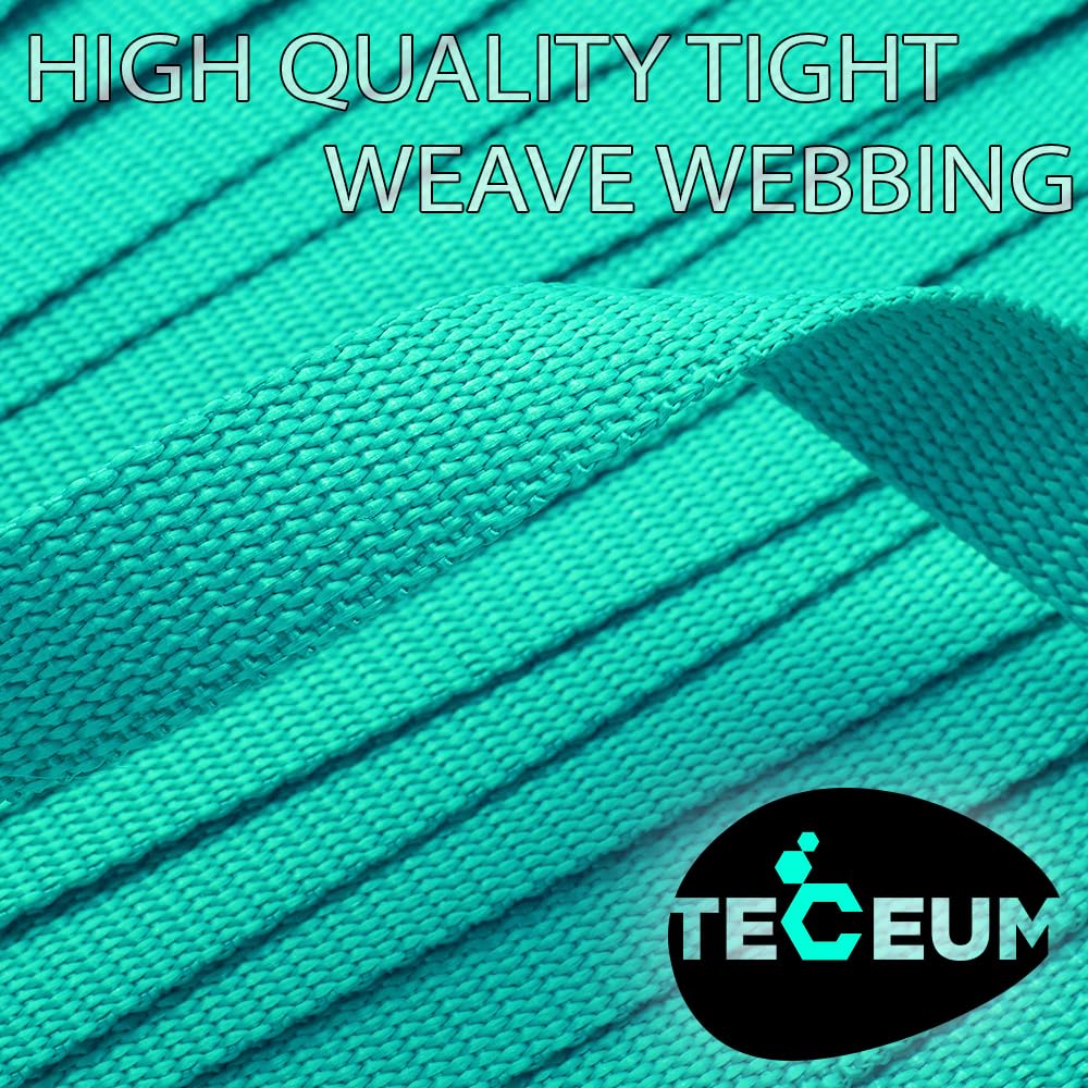 2" Inch Webbing – Turquoise – 10 Yards - image 8