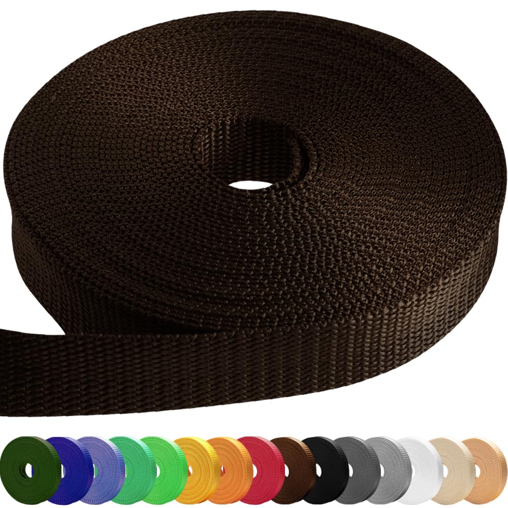 2" Inch Webbing – Dark Chocolate – 10 Yards - image 1