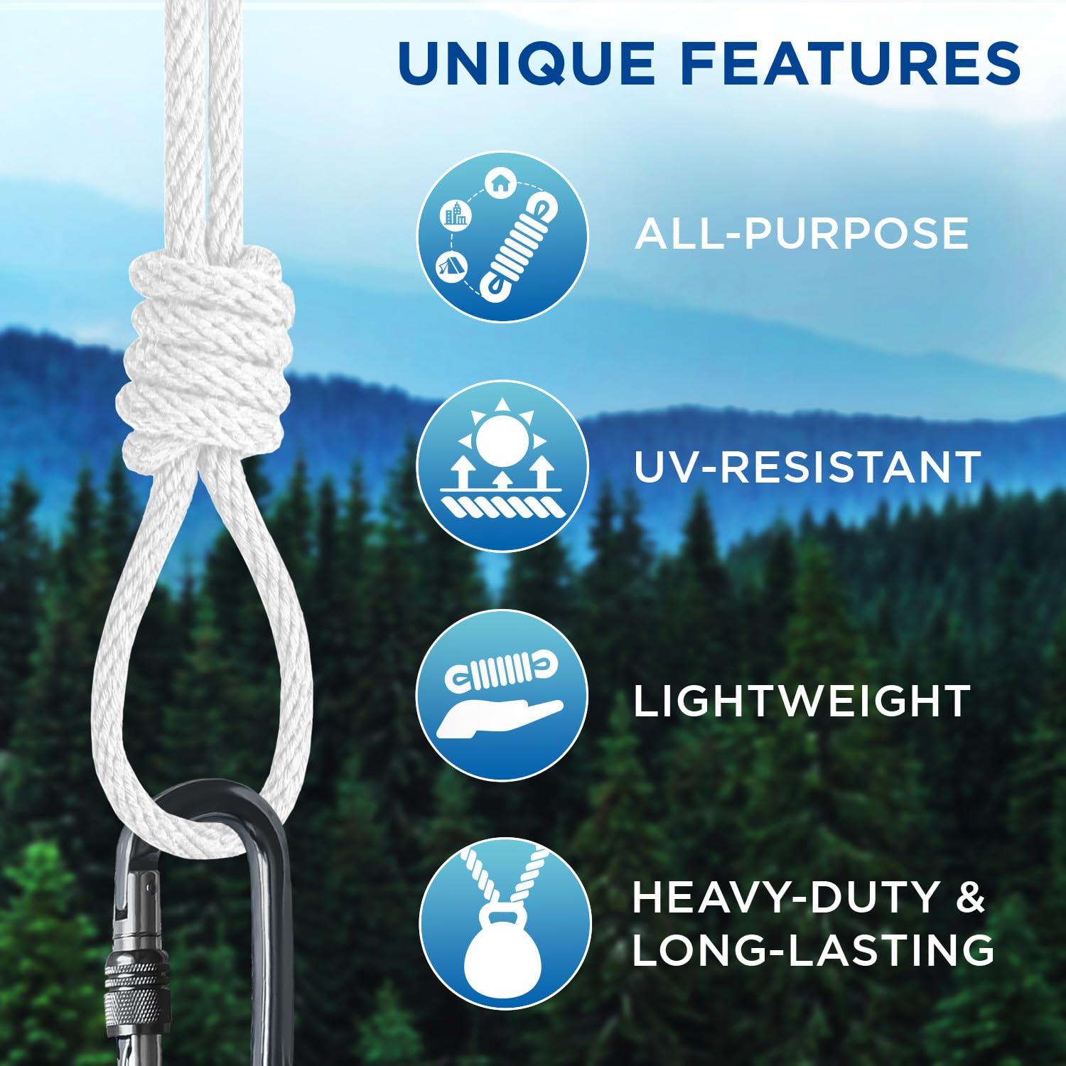 Rope Cotton 3/16" 50 ft White - image 4