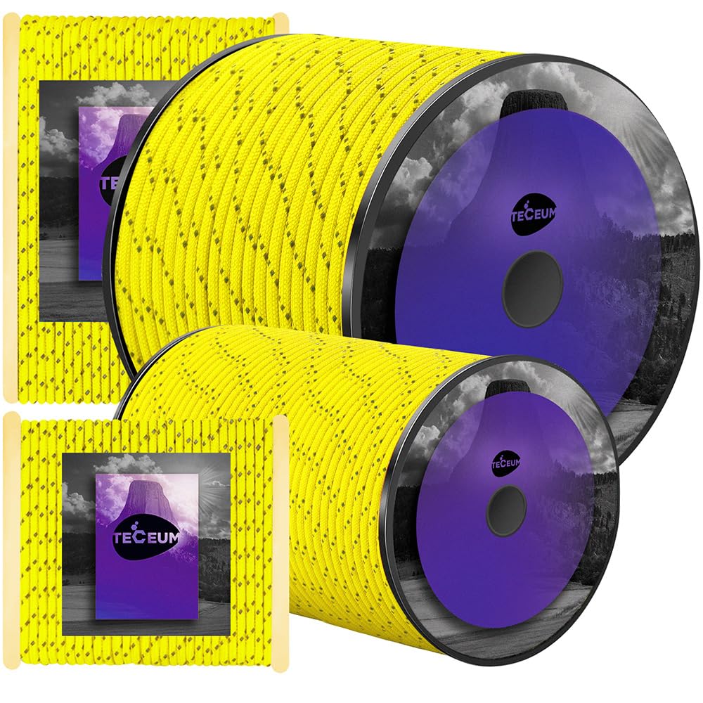 Paracord III 550 Reflective Neon Yellow – 100 ft - image 1