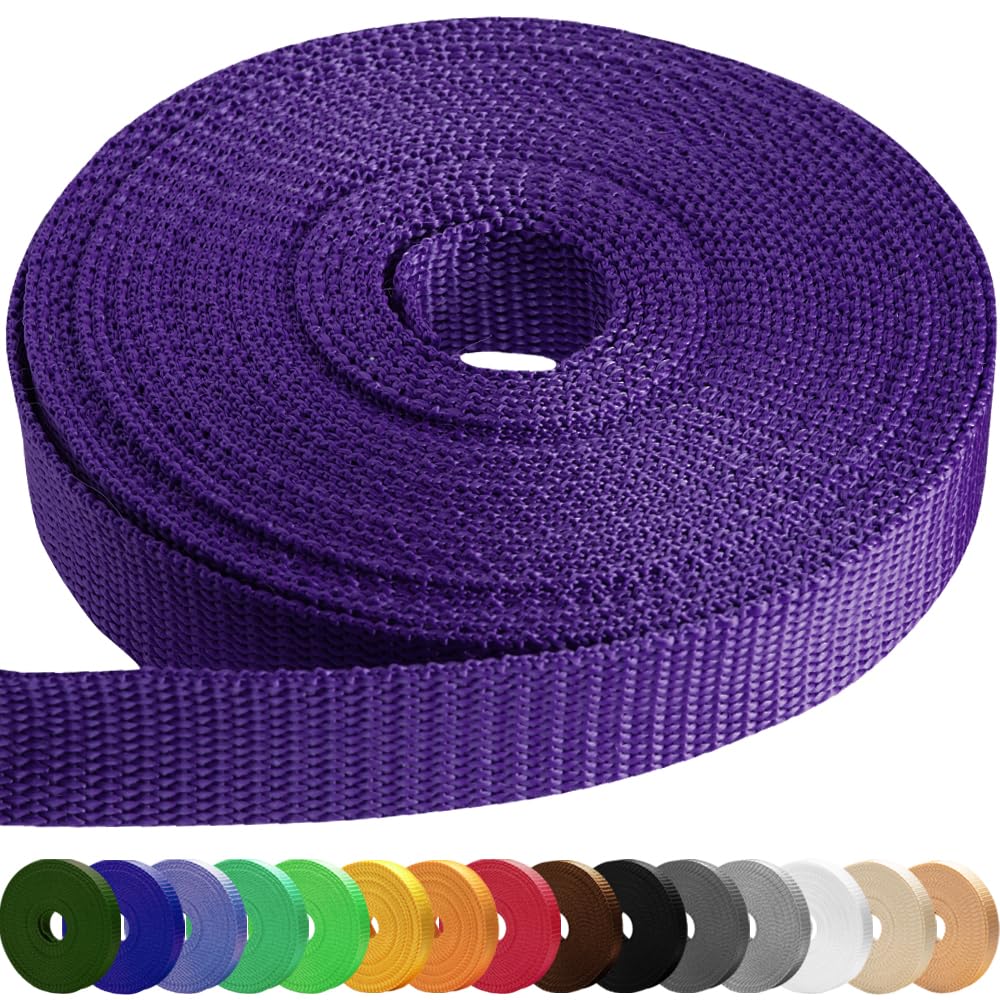 2" Inch Webbing – Dark Purple – 25 Yards - image 1