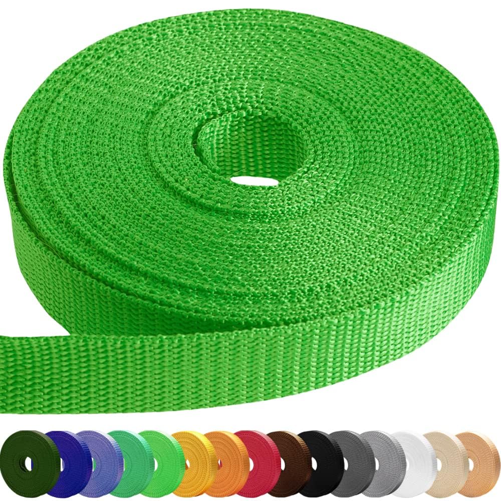 2" Inch Webbing – Grass Green – 10 Yards - image 1