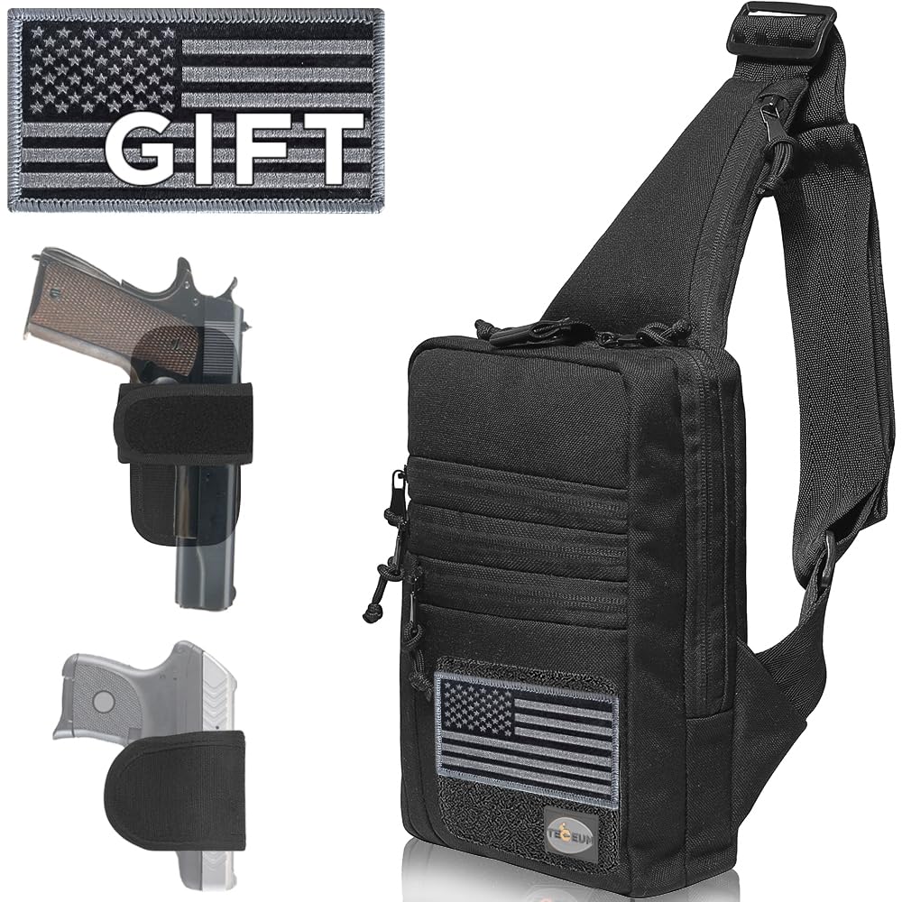 Tactical Bag with Patch - Black - image 1