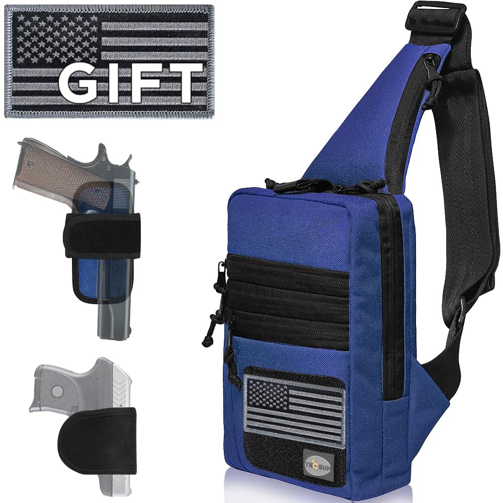 Tactical Bag with Patch - Blue - image 1