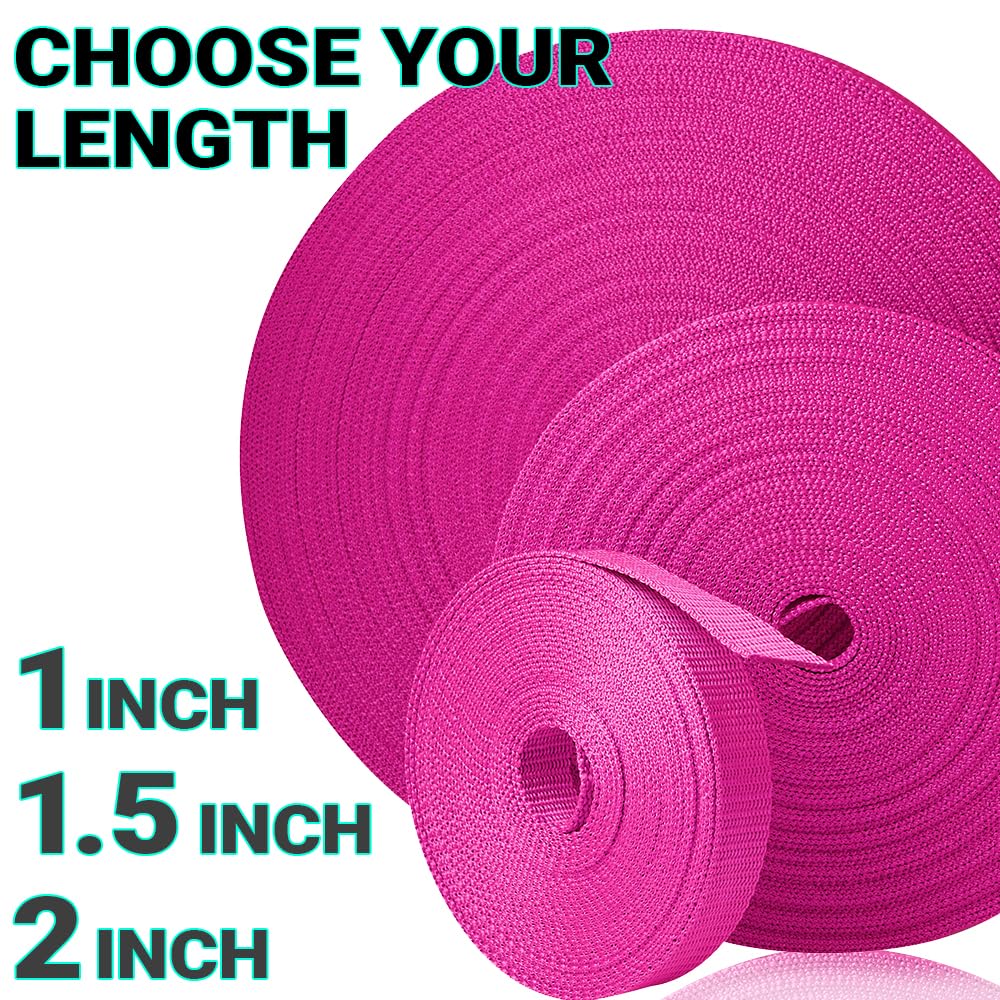 2" Inch Webbing – Hot Pink (prev Barbie Pink) – 10 Yards - image 9
