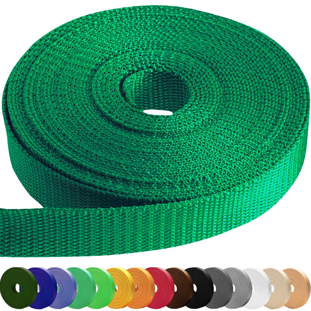 1.5" Inch Webbing – Green – 25 Yards - image 1