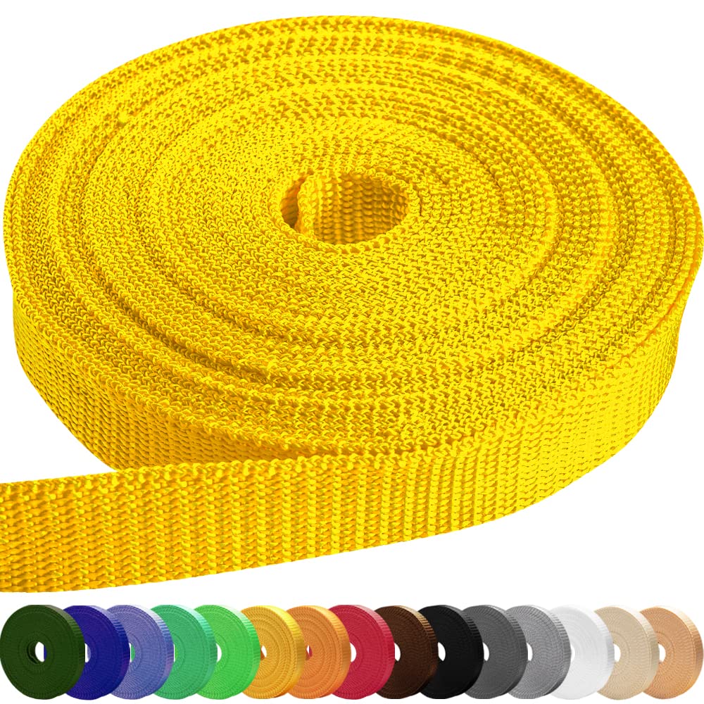 2" Inch Webbing – Honey Yellow – 50 Yards - image 1