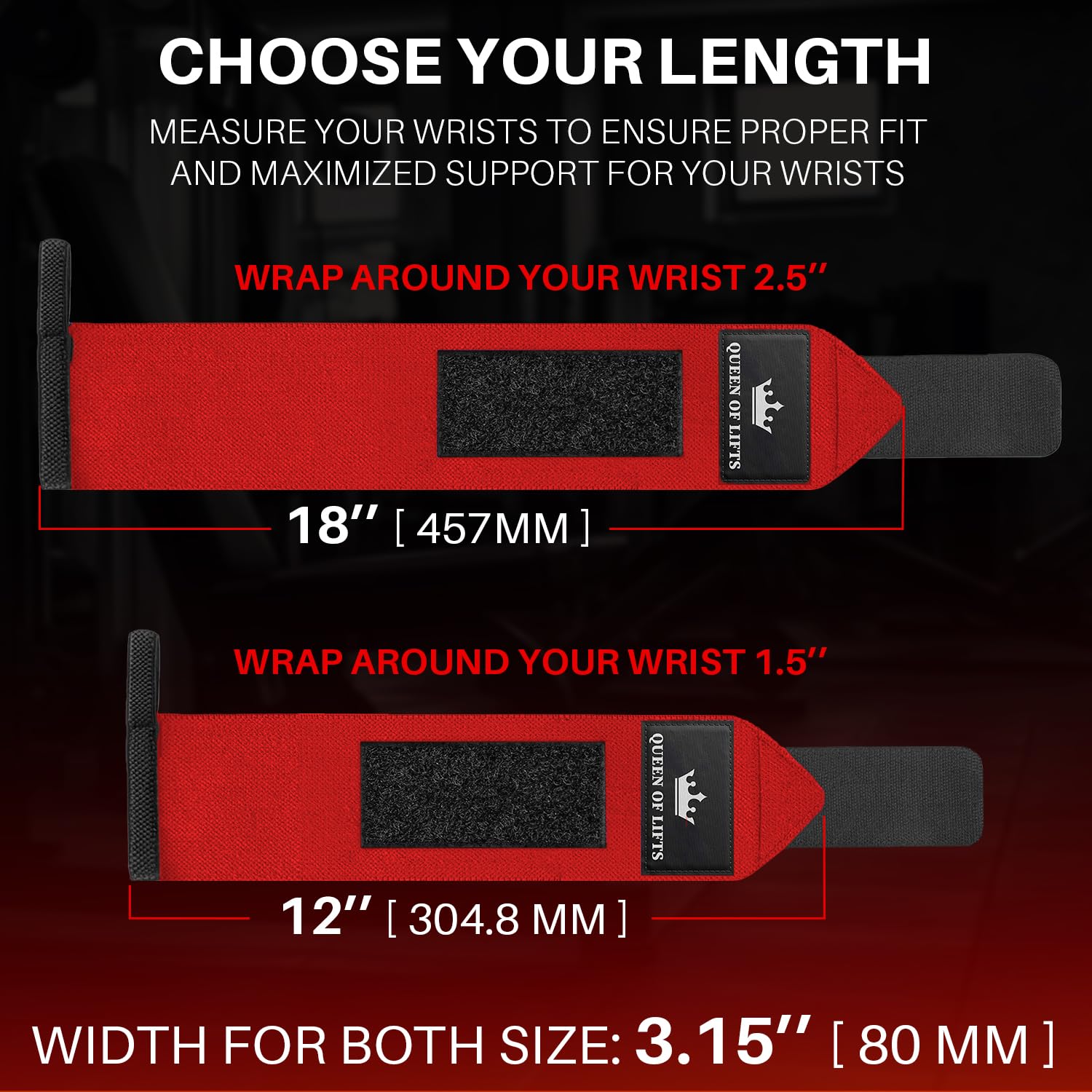 Wrist Wraps – Arms on Fire – Red – 18 - image 6