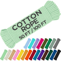 Rope Cotton 3/16" 100 ft Mint - image 1