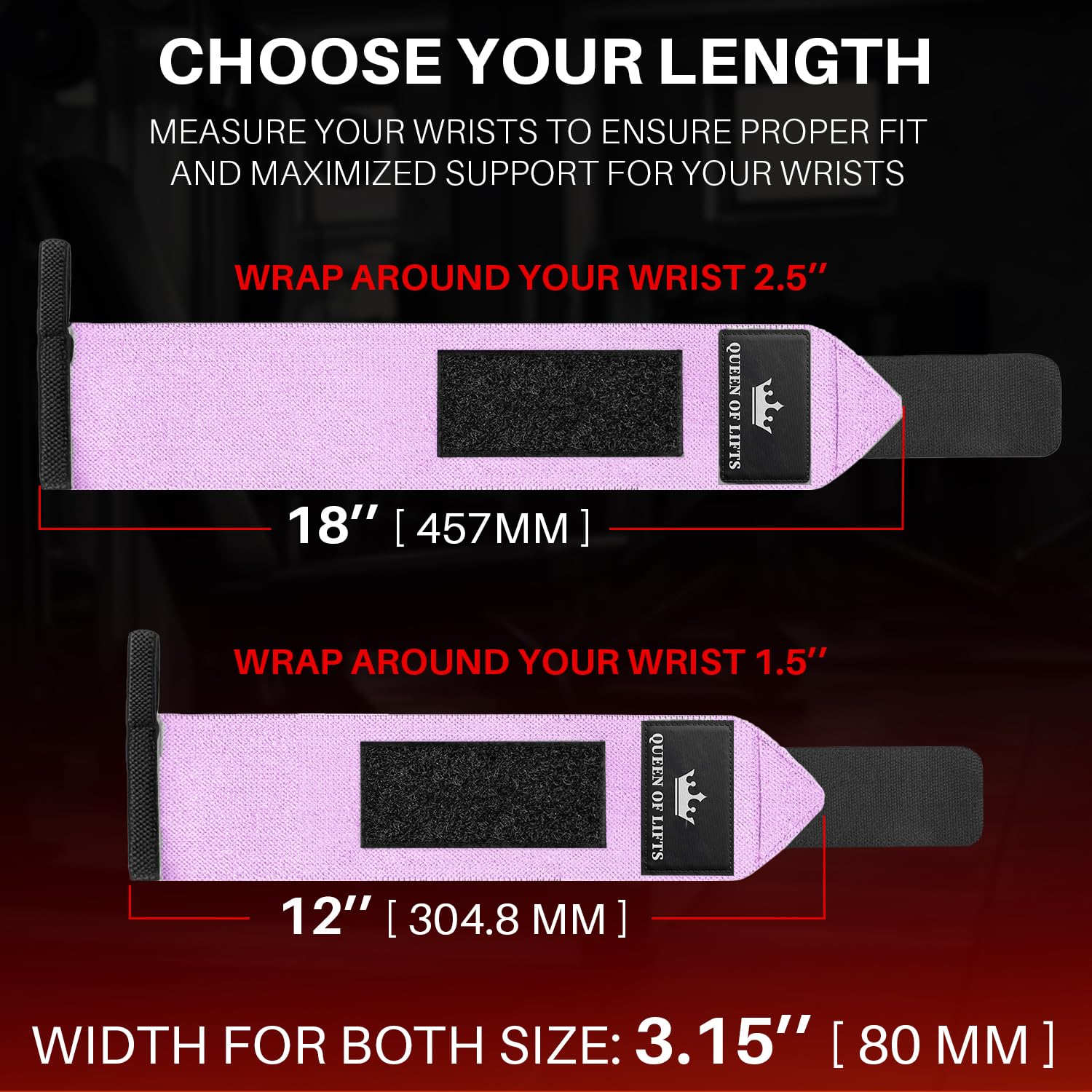 Wrist Wraps – Arms on Fire – Pink – 18 - image 5