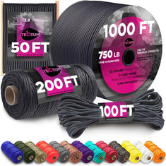 Paracord IV 750 Basalt – 1000 ft - image 1