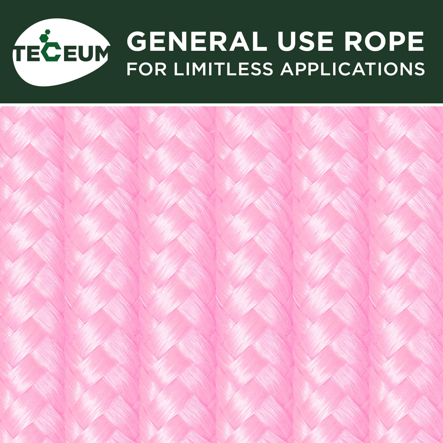 Rope Polypropylene 3/8" 90 ft Pink - image 9