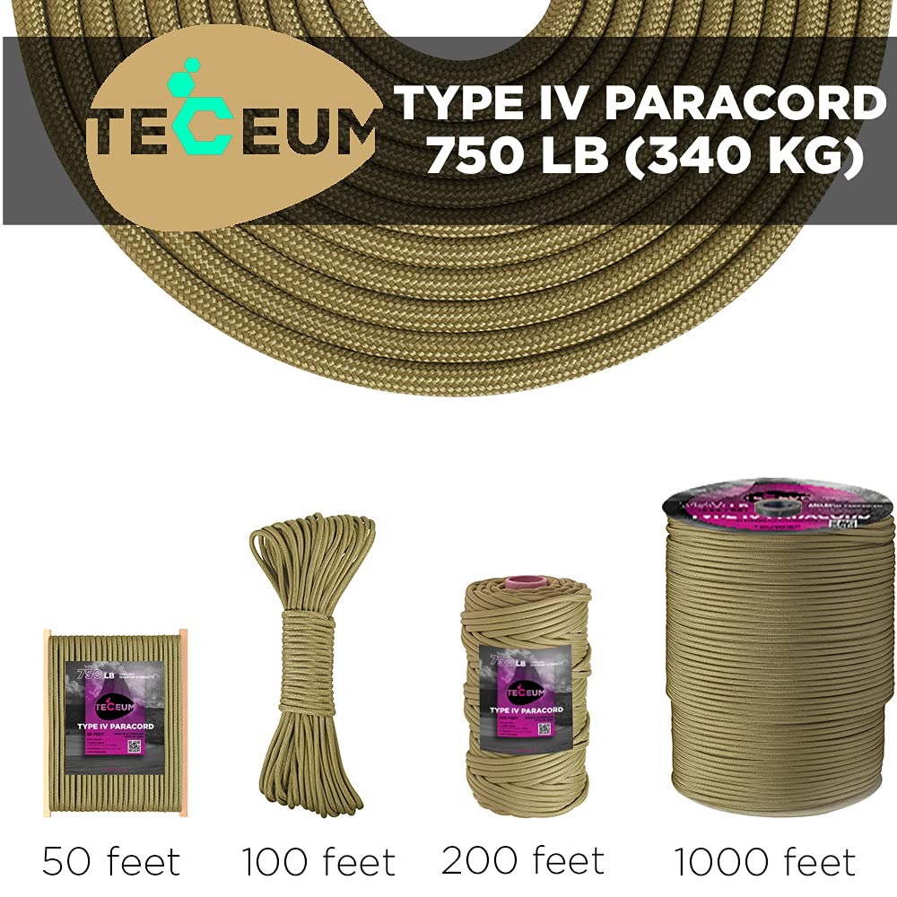 Paracord IV 750 Coyote Brown – 200 ft - image 9