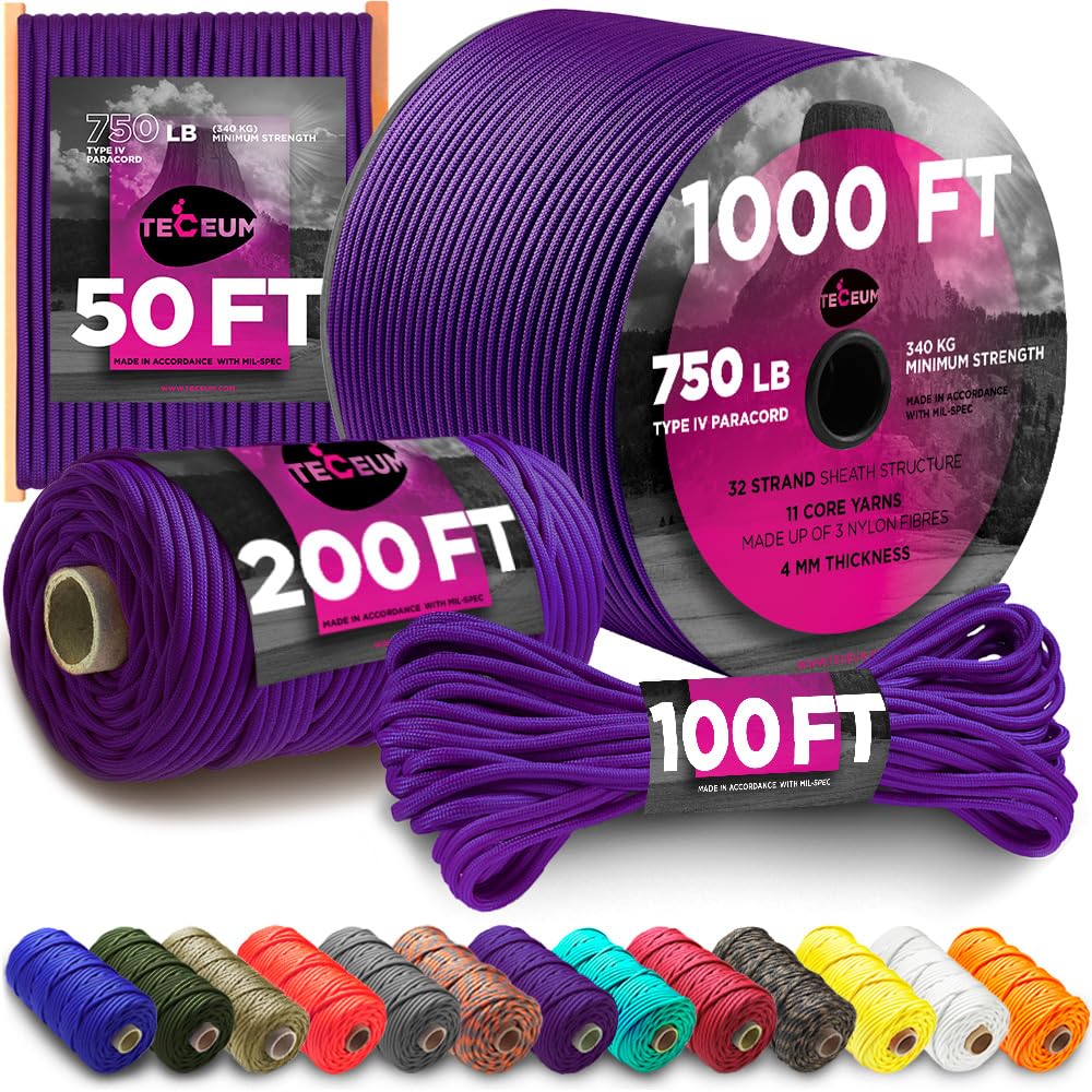 Paracord IV 750 Indigo – 100 ft - image 1