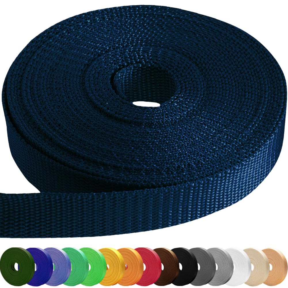 1 Inch Webbing – Navy Blue – 50 Yards - image 1