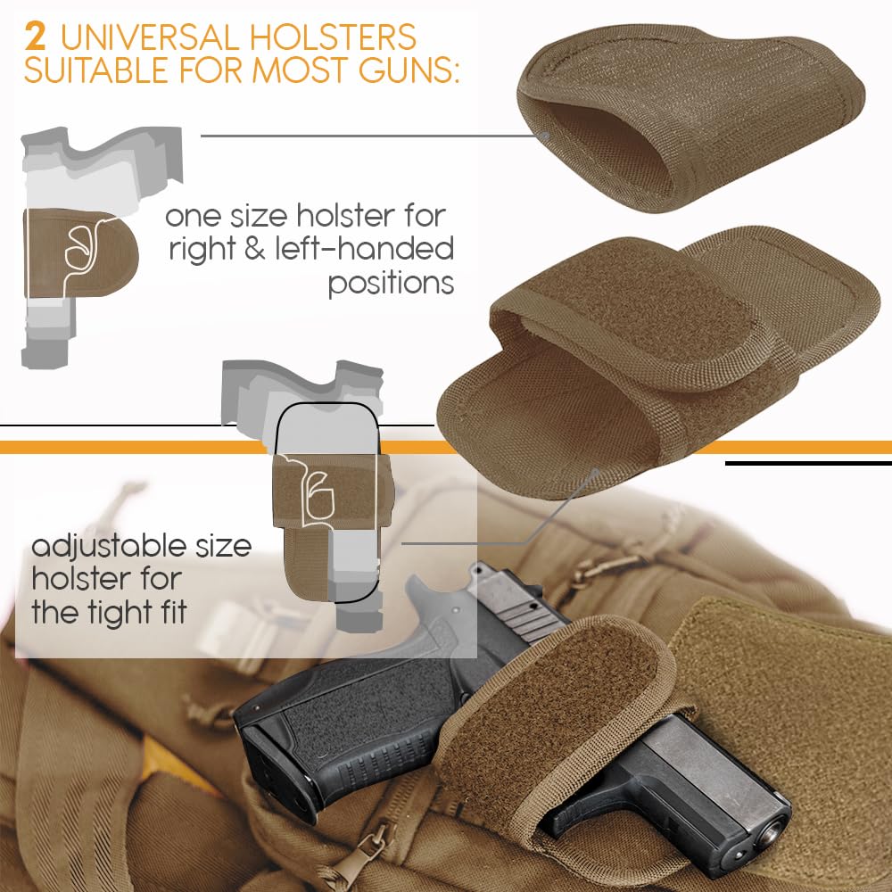 Tactical Bag with Patch - Coyote - image 6