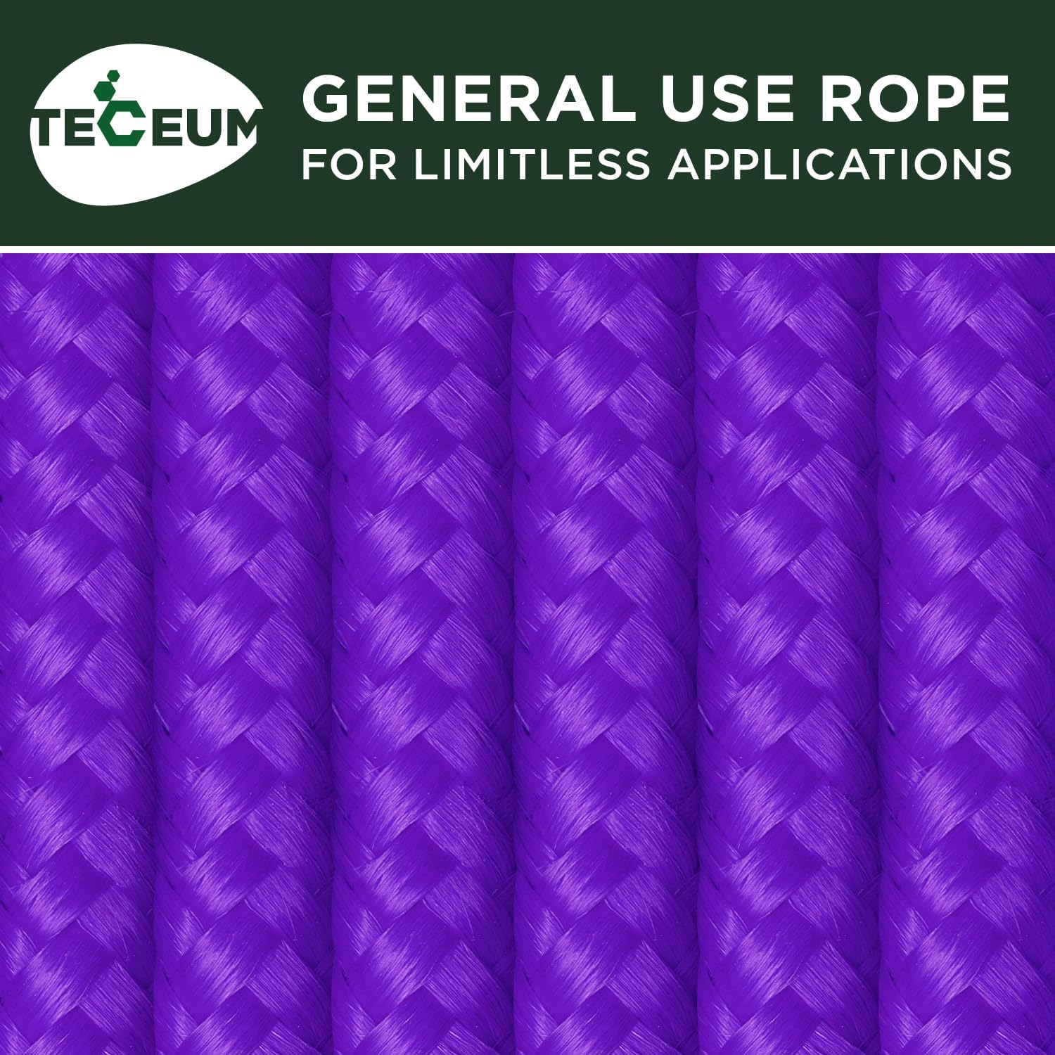 Rope Polypropylene 3/8" 90 ft Purple - image 9