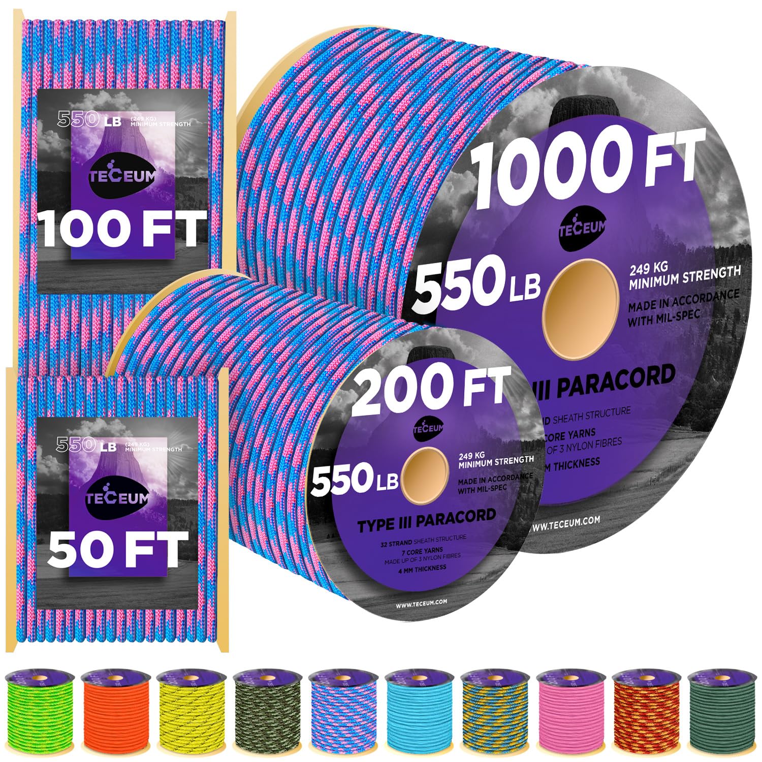Paracord III 550 Baby Shower – 200 ft - image 1
