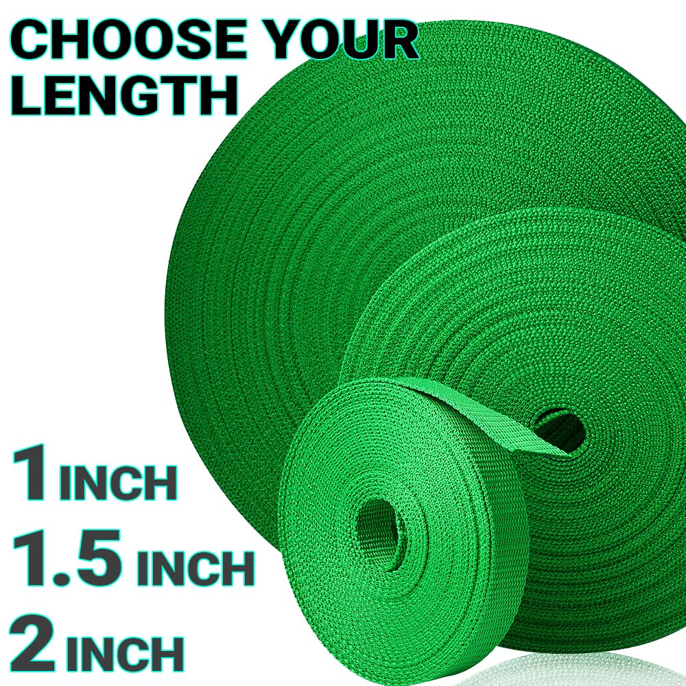 1 Inch Webbing – Green – 10 Yards - image 9