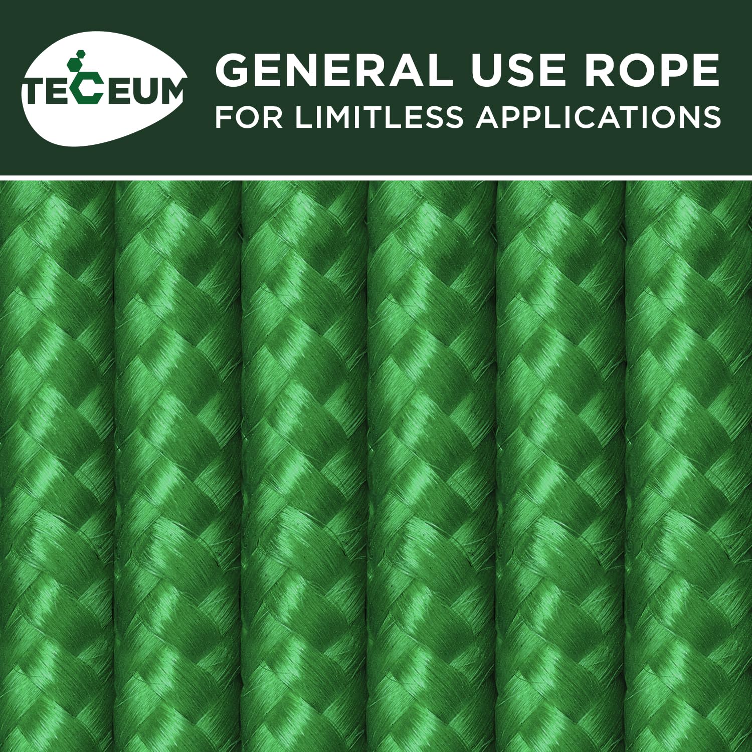 Rope Polypropylene 1/4" 150 ft Green - image 9