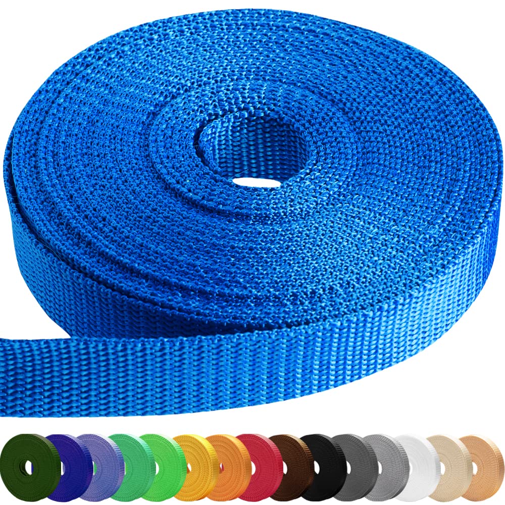 2" Inch Webbing – Simple Blue – 10 Yards - image 1