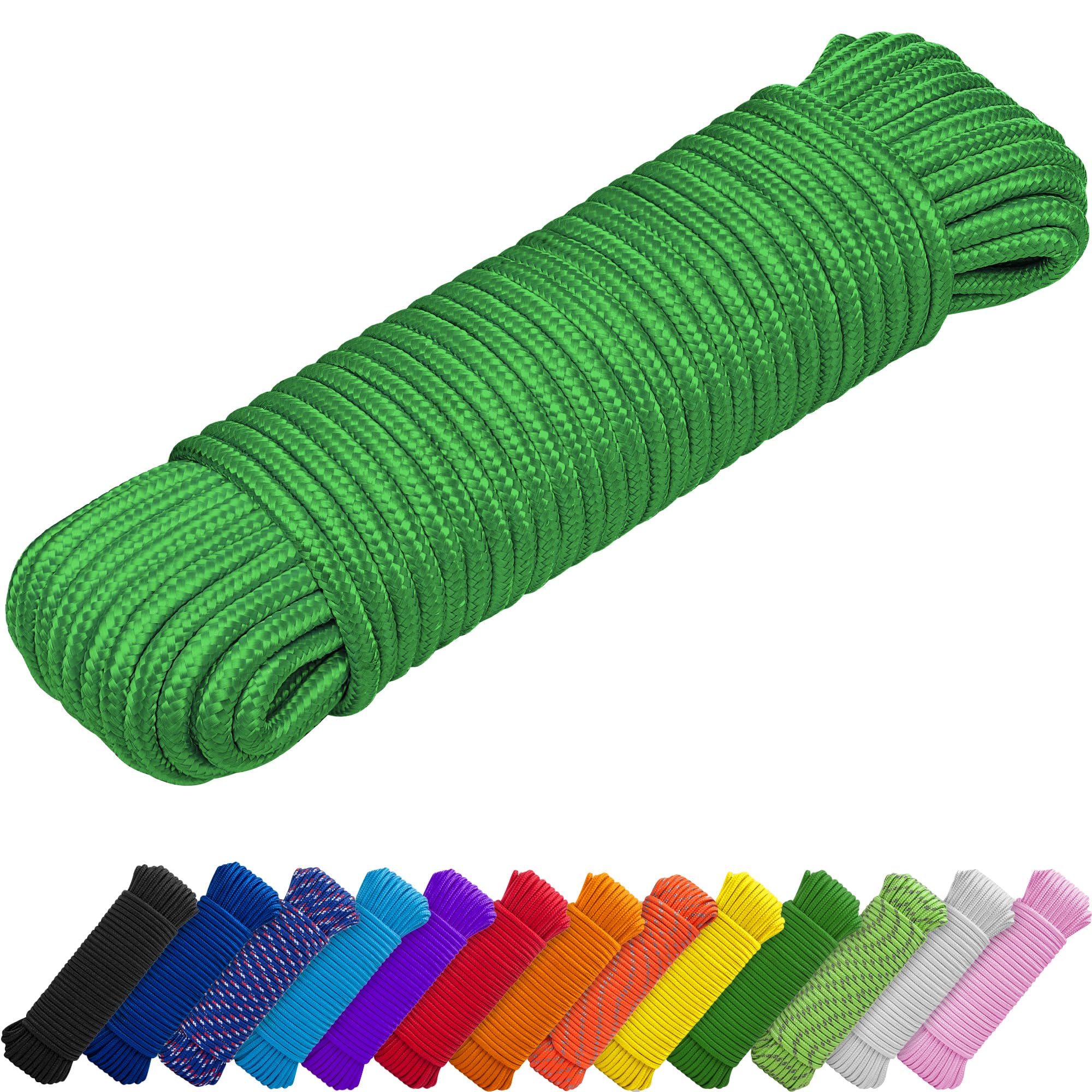 Rope Polypropylene 1/4" 150 ft Green - image 1