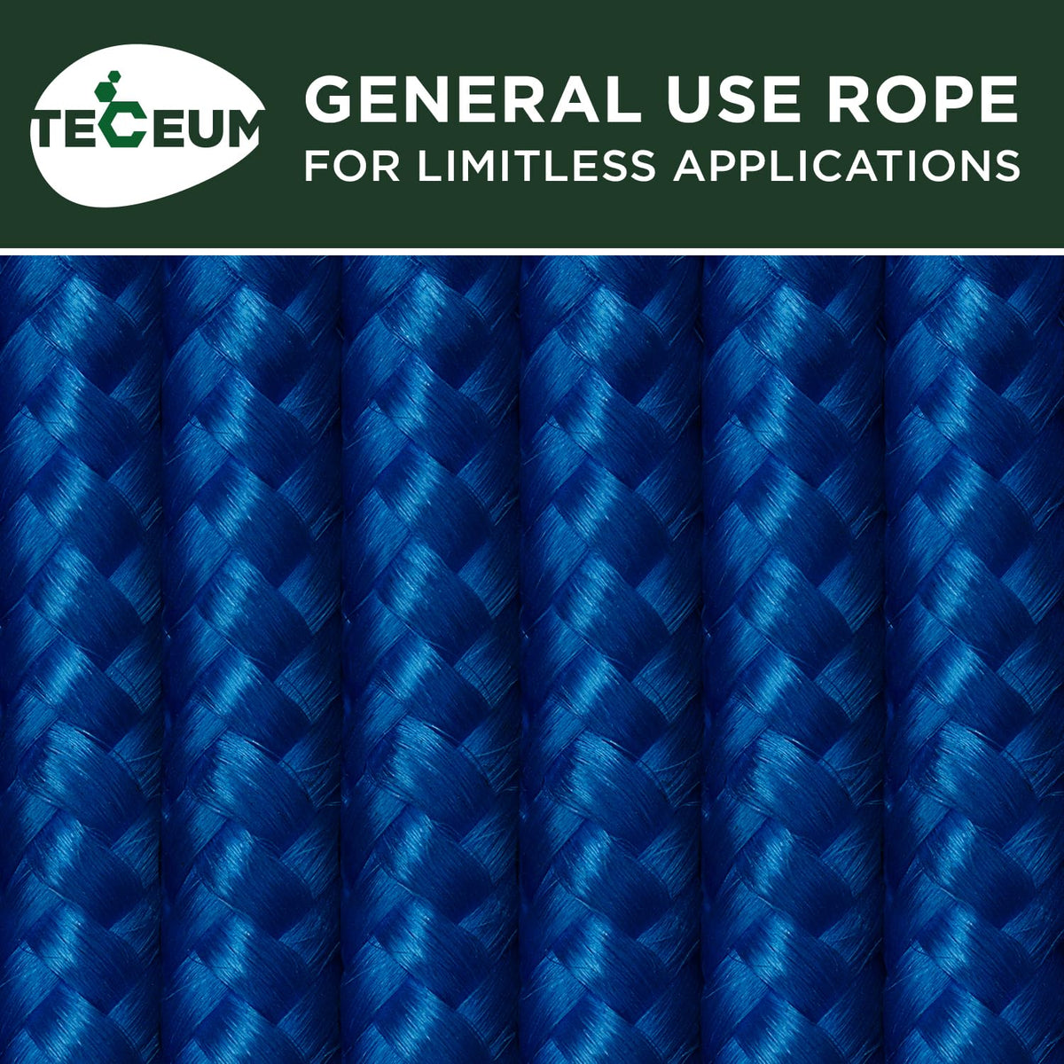 Rope Polypropylene 1/4" 90 ft Blue - image 9