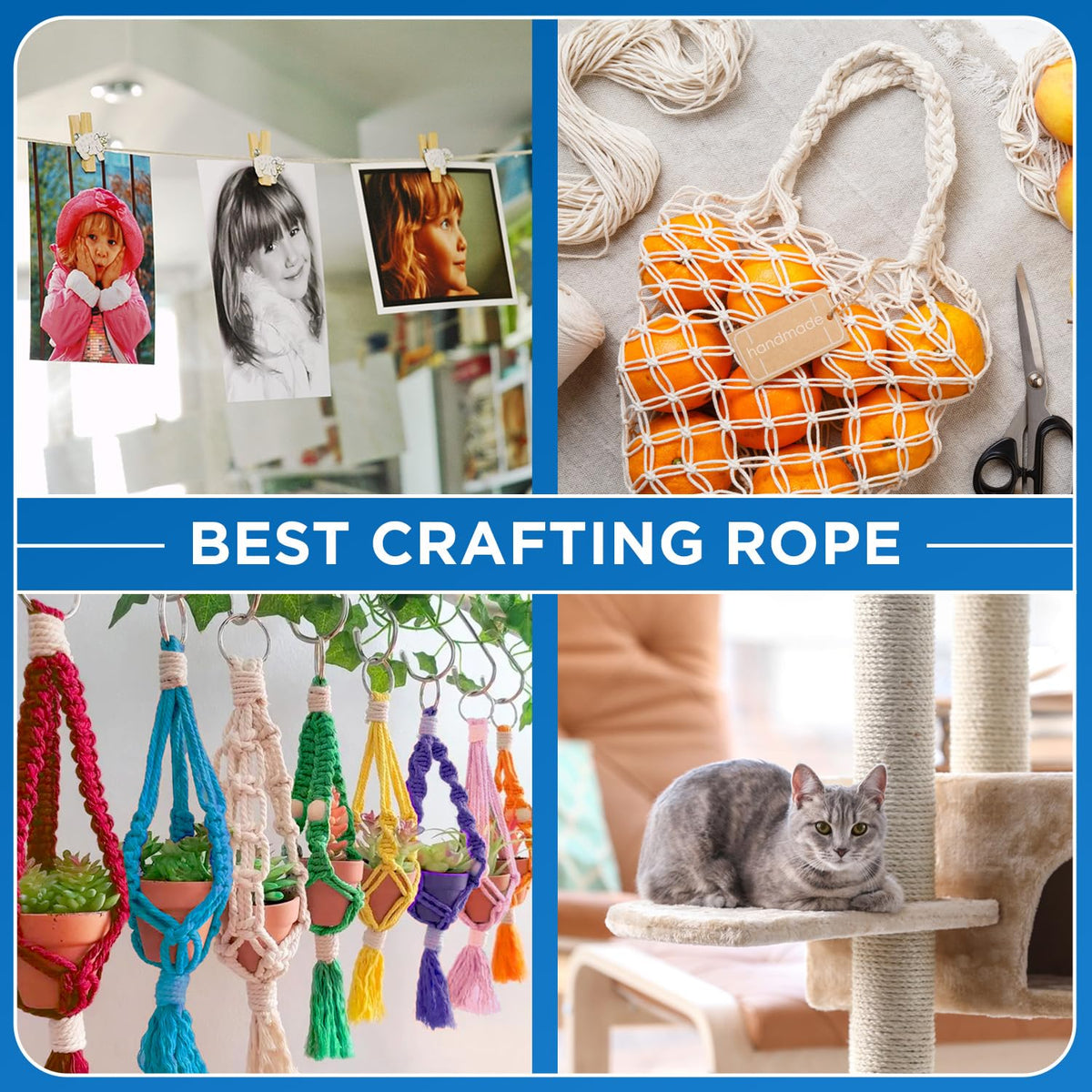 Rope Cotton 3/16" 100 ft Red - image 8